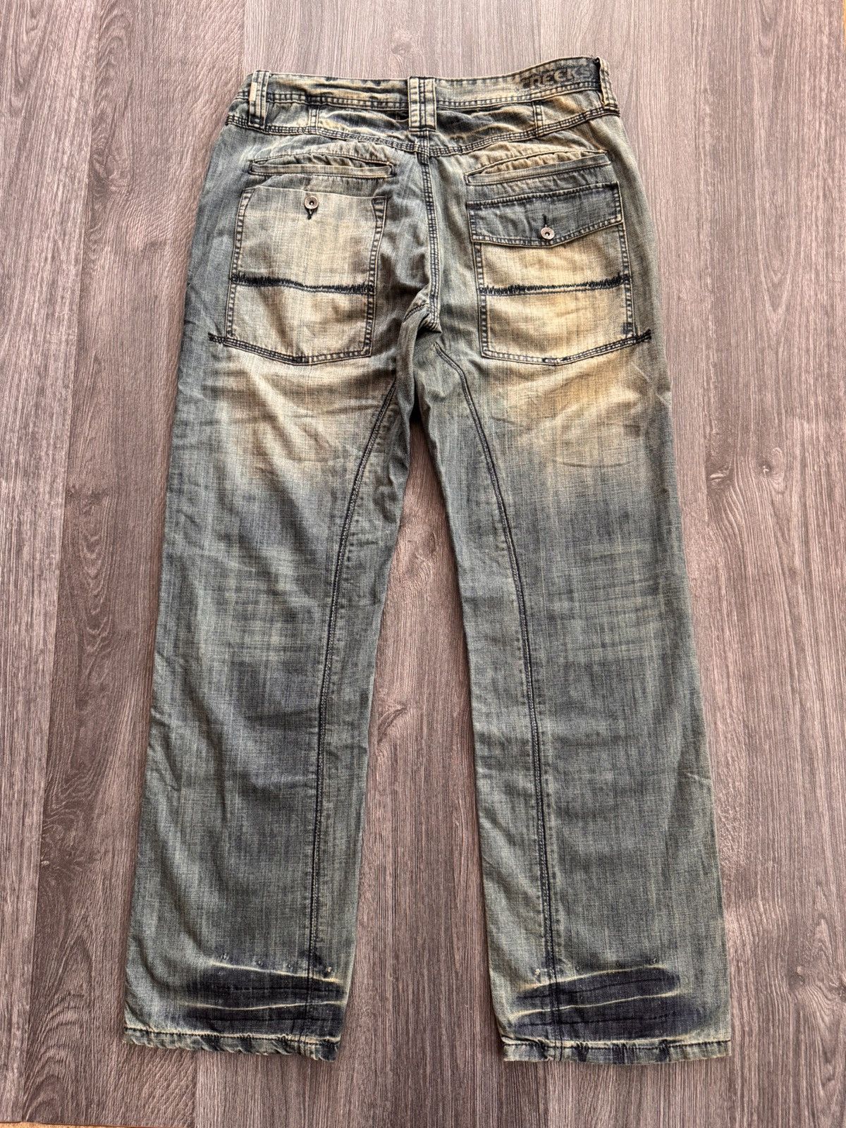 Japanese Brand Y2K Vintage Washed Retro Colour Jeans made in Spain Size US 36 / EU 52 - 8 Thumbnail