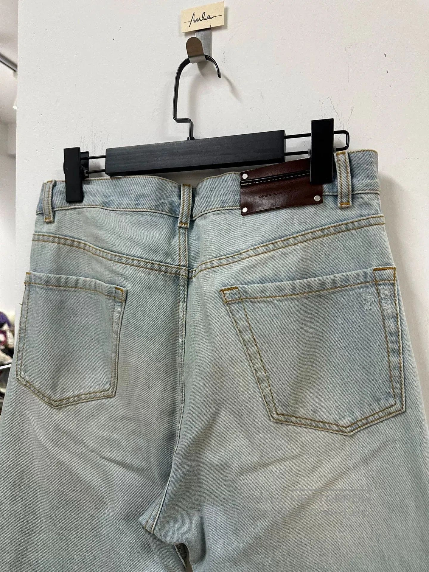 Dries Van Noten drapes van noten water-washed denim pants. Size US 29 - 6 Thumbnail