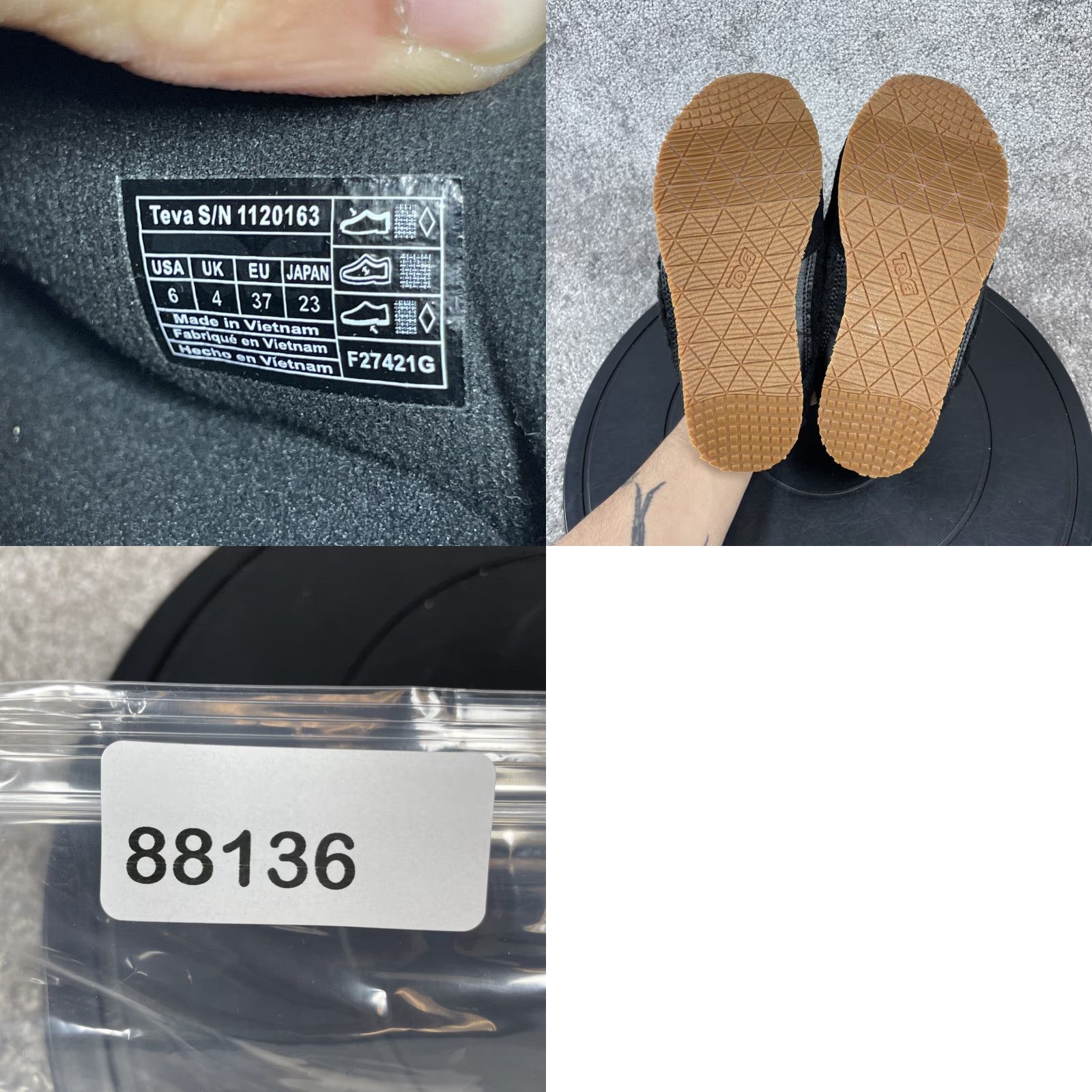 Teva VINTAGE Teva ReEmber Fleece Women's Casual Slip-On Shoes Size 6 Black Fluffy Outdoor Walking Size M / US 6-8 / IT 42-44 - 8 Thumbnail