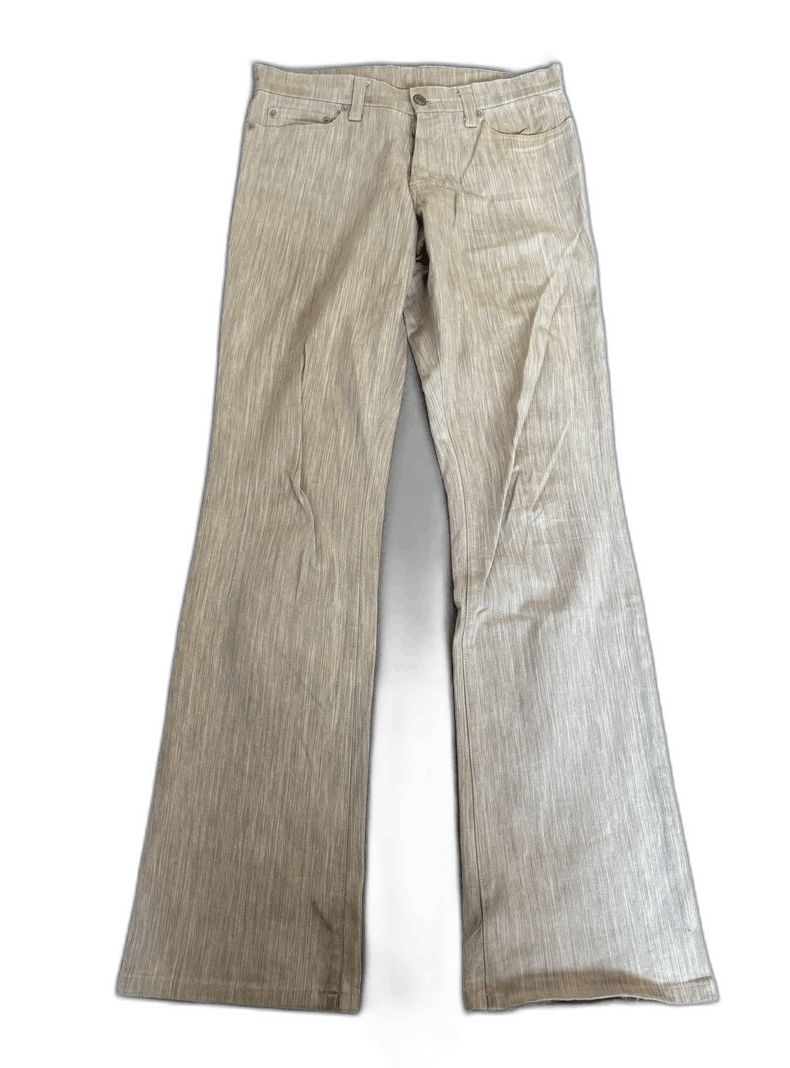 Yohji Yamamoto Vintage Striped Pants with Slight Yellowing Size 30" / US 8 / IT 44 - 1 Thumbnail