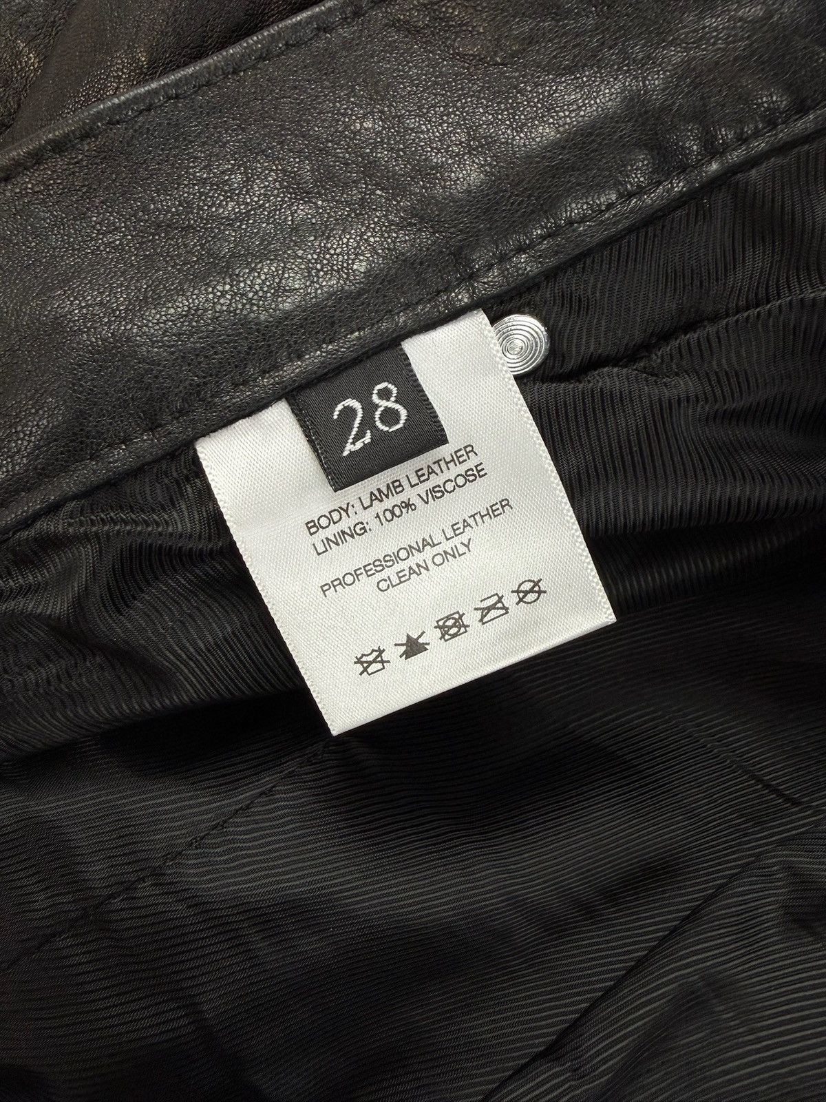 Enfants Riches Deprimes AW25 Enfants Riches Deprimes Wide Black Leather Double Knee Carpenter Pants Size US 32 / EU 48 - 5 Thumbnail