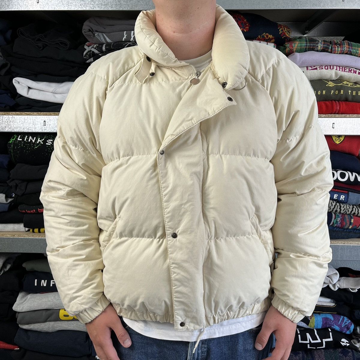 Moncler VINTAGE 80’s MONCLER GRENOBLE DOWN PUFFER JACKET SIZE 4 Size US L / EU 52-54 / 3 - 3 Thumbnail