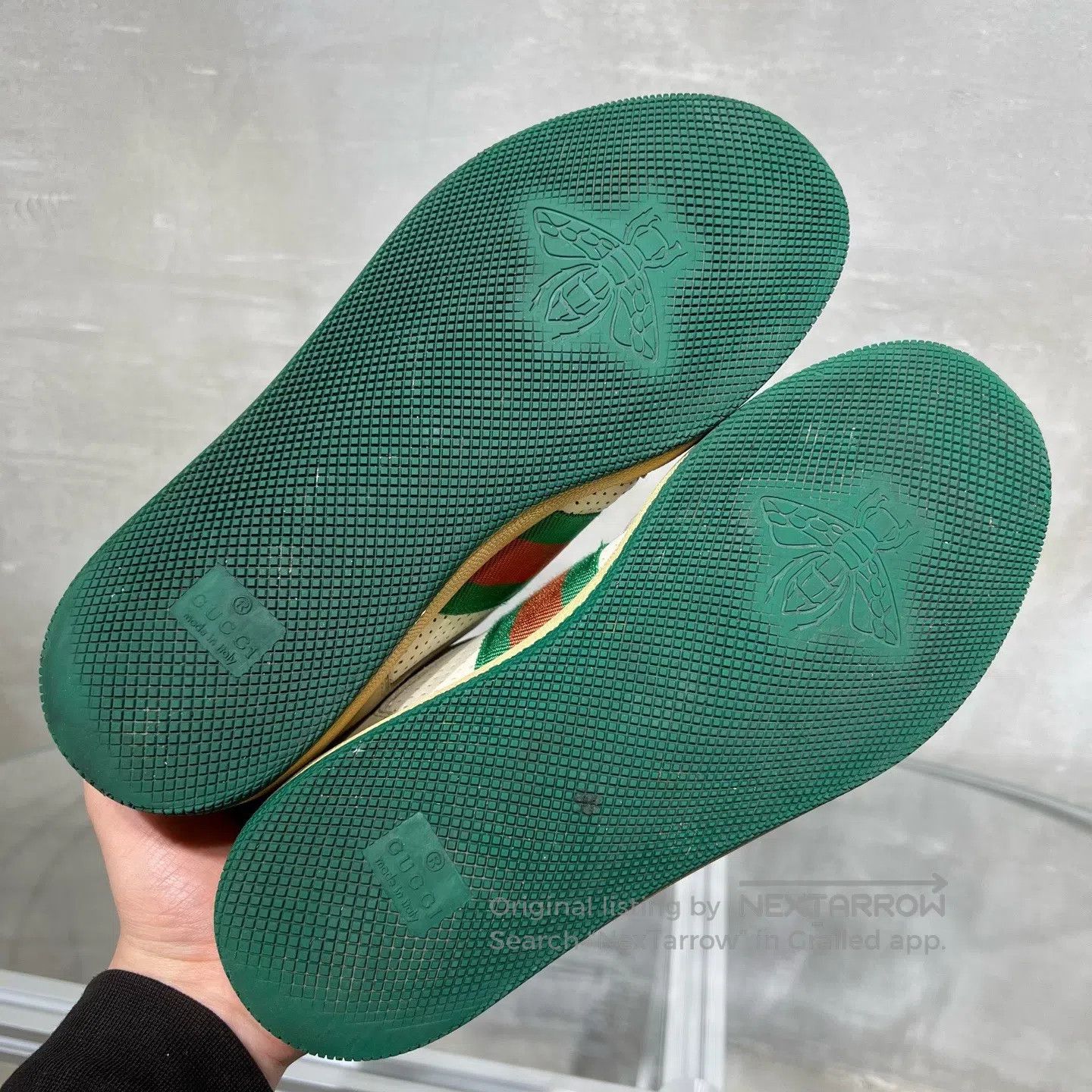Gucci Guicci Dirty shoes Gray-green Size US 7 / IT 37 - 7 Thumbnail