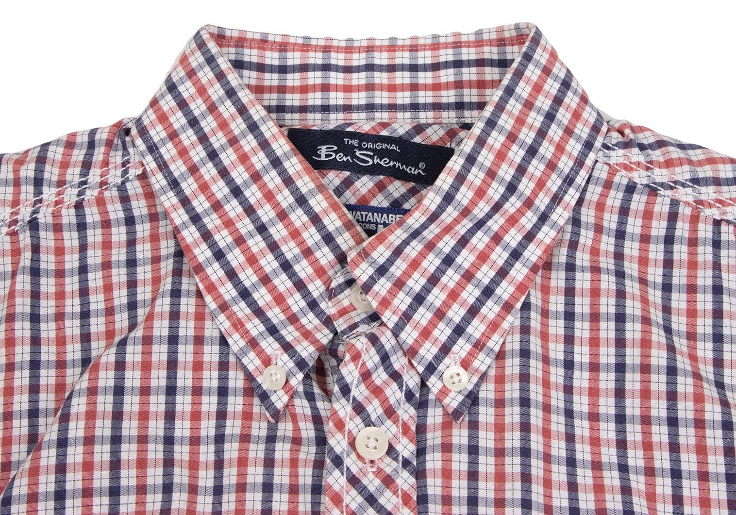 Junya Watanabe Zipper Pocket Puckering Check Short Sleeve Shirt Navy Red Size US S / EU 44-46 / 1 - 3 Thumbnail