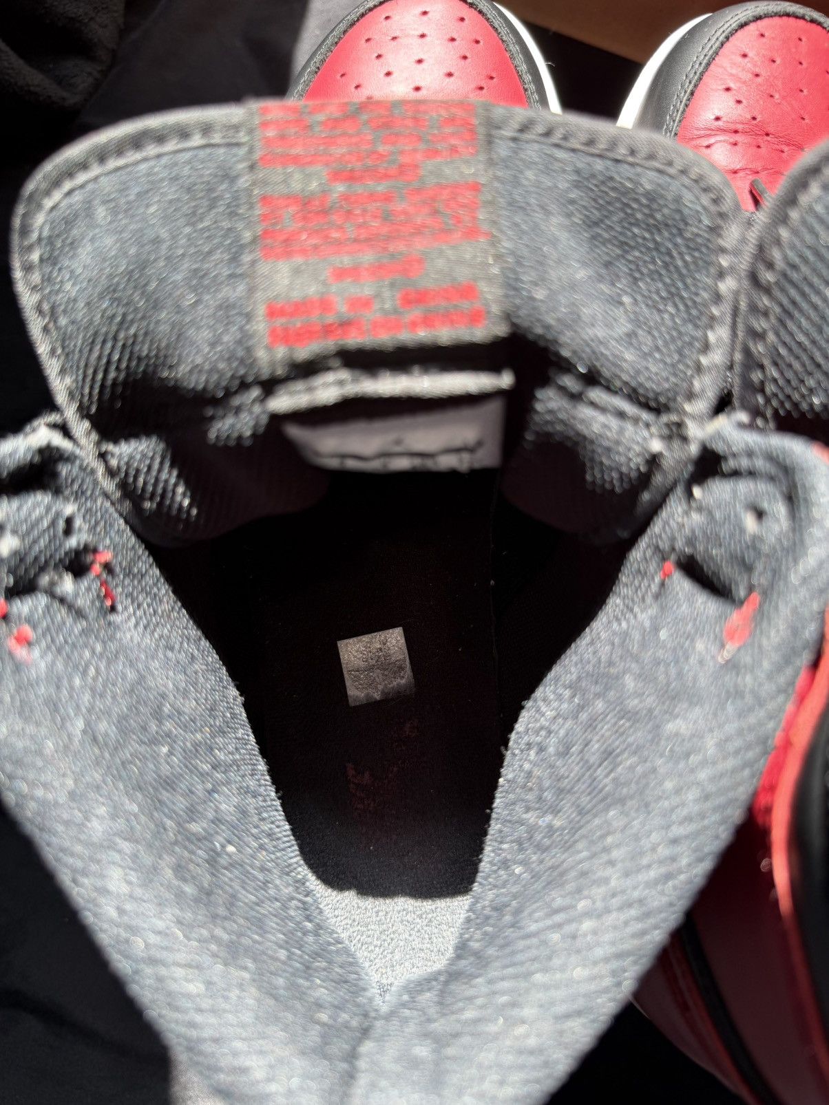 Jordan Brand Jordan 1 retro Bred Size US 9 / EU 42 - 10 Thumbnail