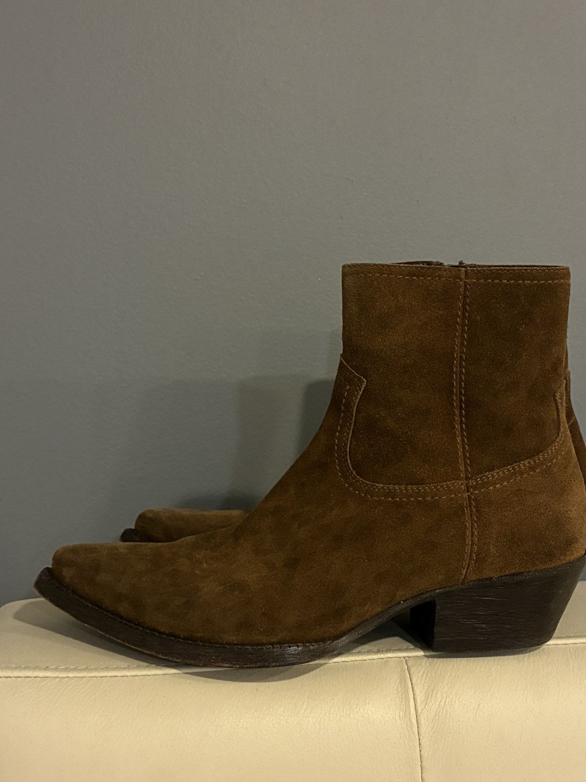 Saint Laurent Paris Lukas western boot 36.5 Size US 6.5 / IT 36.5 - 6 Thumbnail
