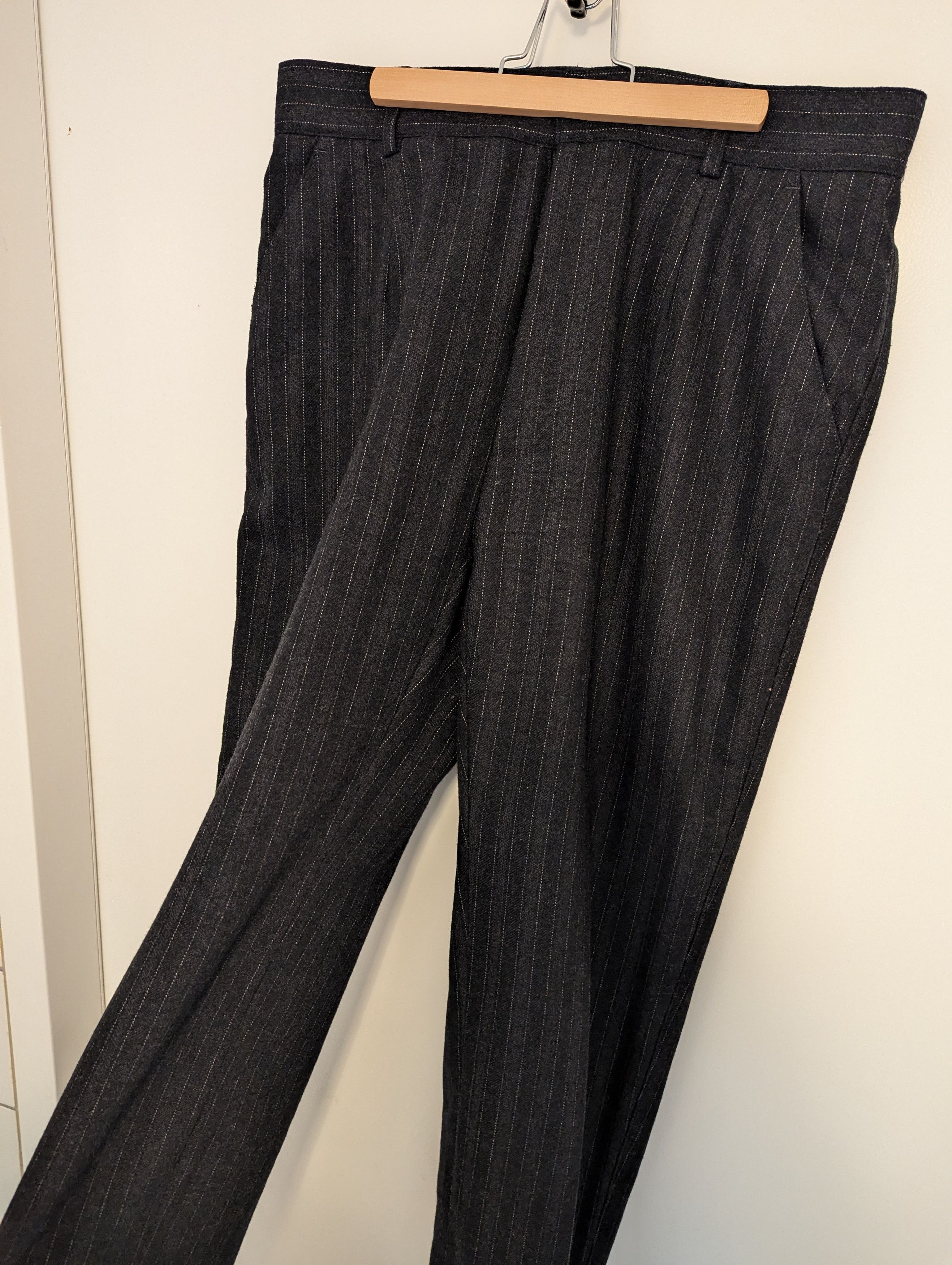 Dolce & Gabbana Pressed wool striped pants Size US 32 / EU 48 - 1 Thumbnail