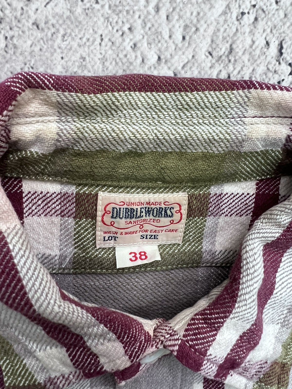 Japanese Brand × Warehouse Warehouse Dubble Works Double Pocket Plaid Flannel Shirt Size US M / EU 48-50 / 2 - 6 Thumbnail