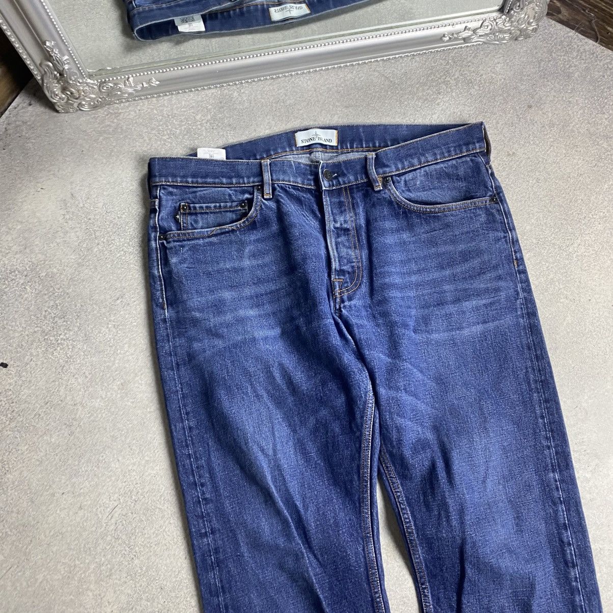 Stone Island Jeans Patch Logo