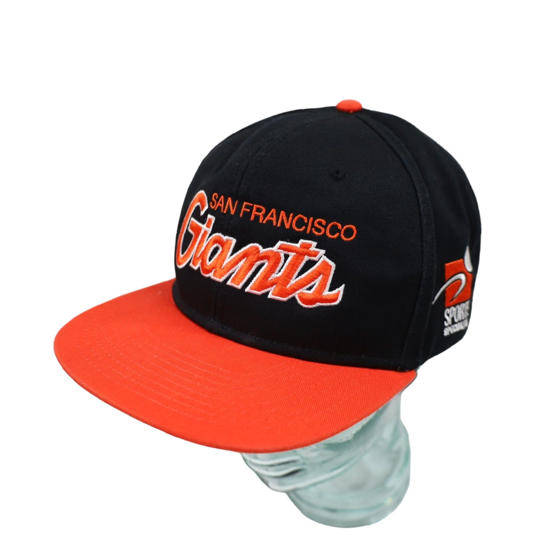 Sports Specialties VINTAGE Sports Specialties San Francisco Giants Script Spellout Snapback Hat Size ONE SIZE - 2 Thumbnail