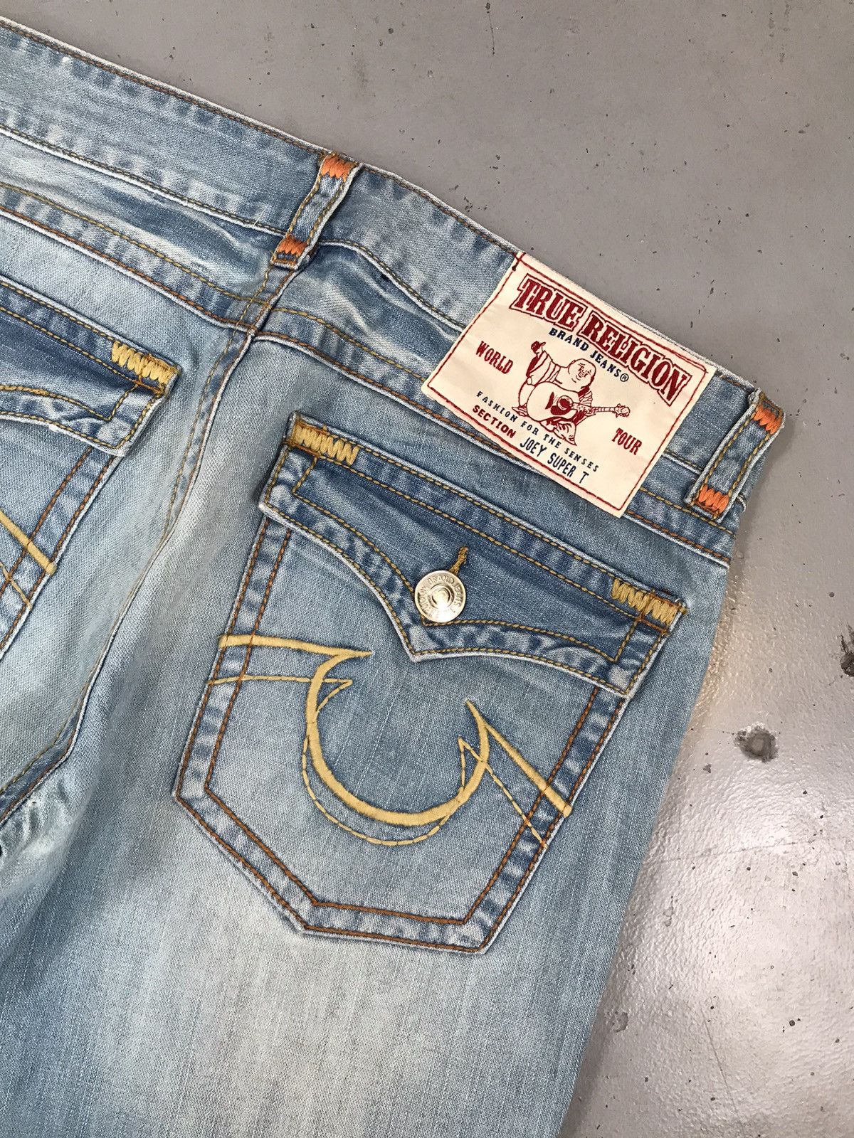 True Religion × Vintage Vintage true religion Joey super T denim jort Size US 36 / EU 52 - 8 Thumbnail