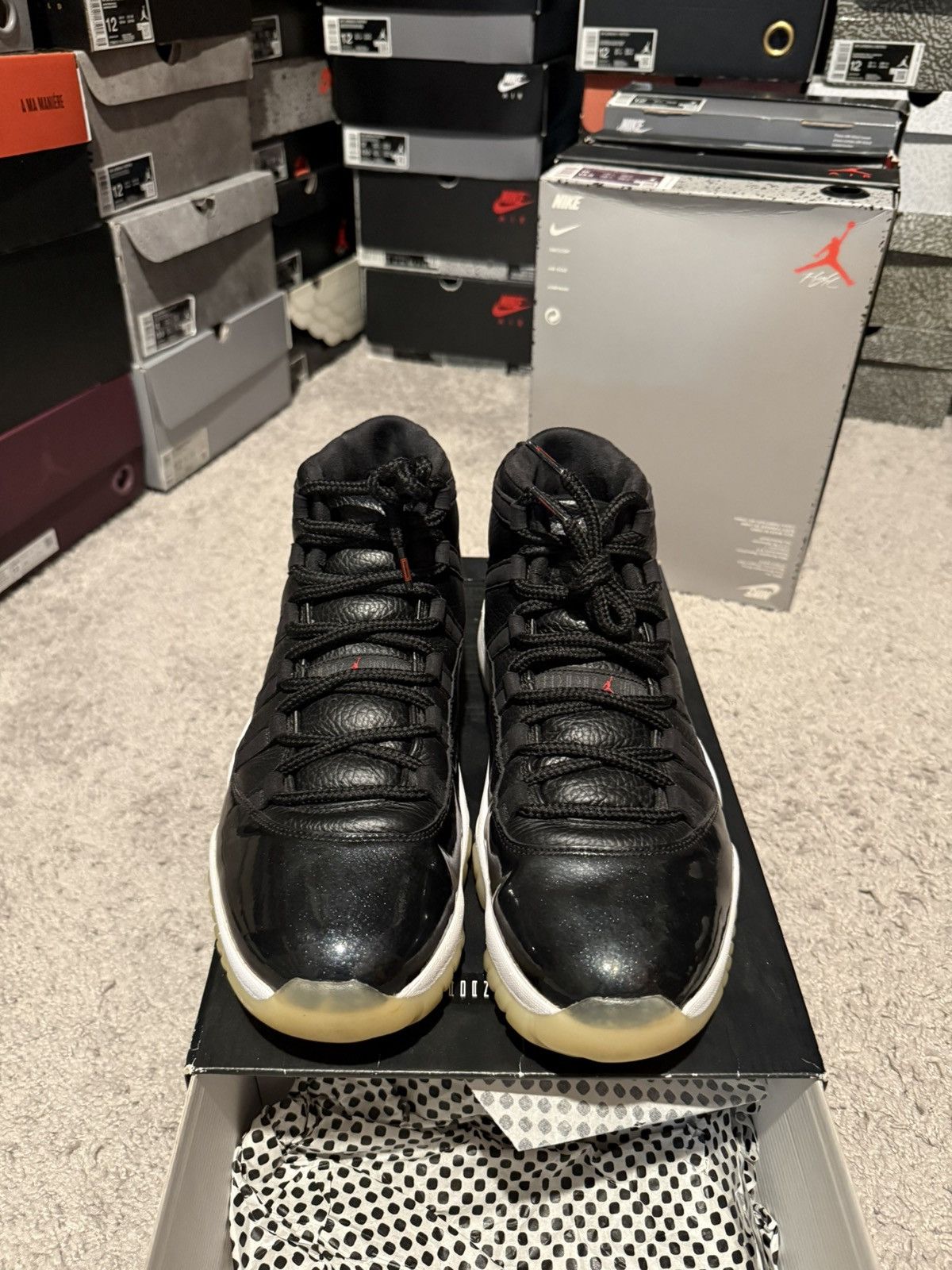 Jordan Brand Nike Air Jordan 11 Retro 72-10 2015 Size US 11.5 / EU 44-45 - 2 Thumbnail