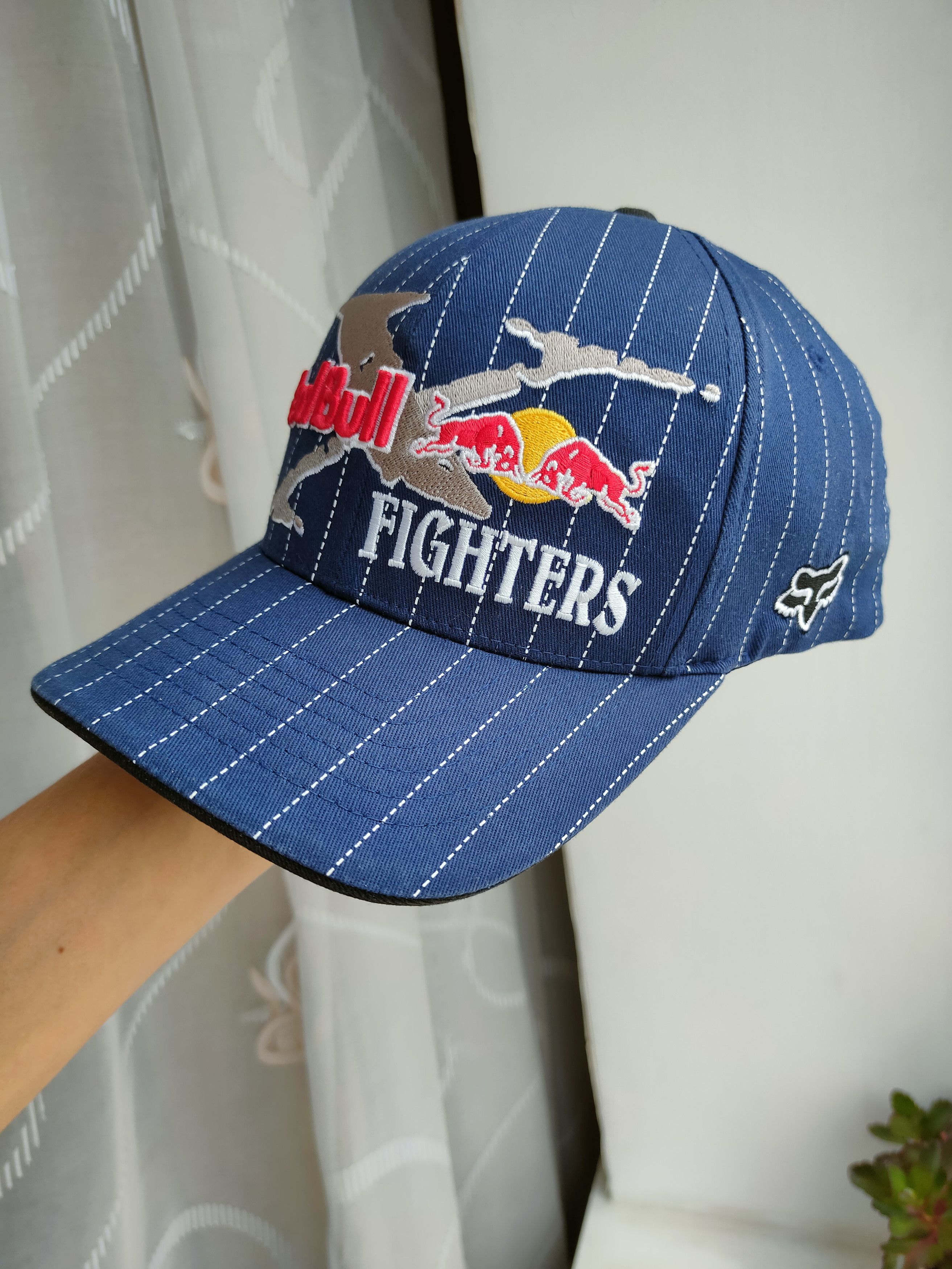 Fox Racing × Red Bull Fox Red Bull Fighters Flexfit Baseball Cap Size ONE SIZE - 8 Thumbnail