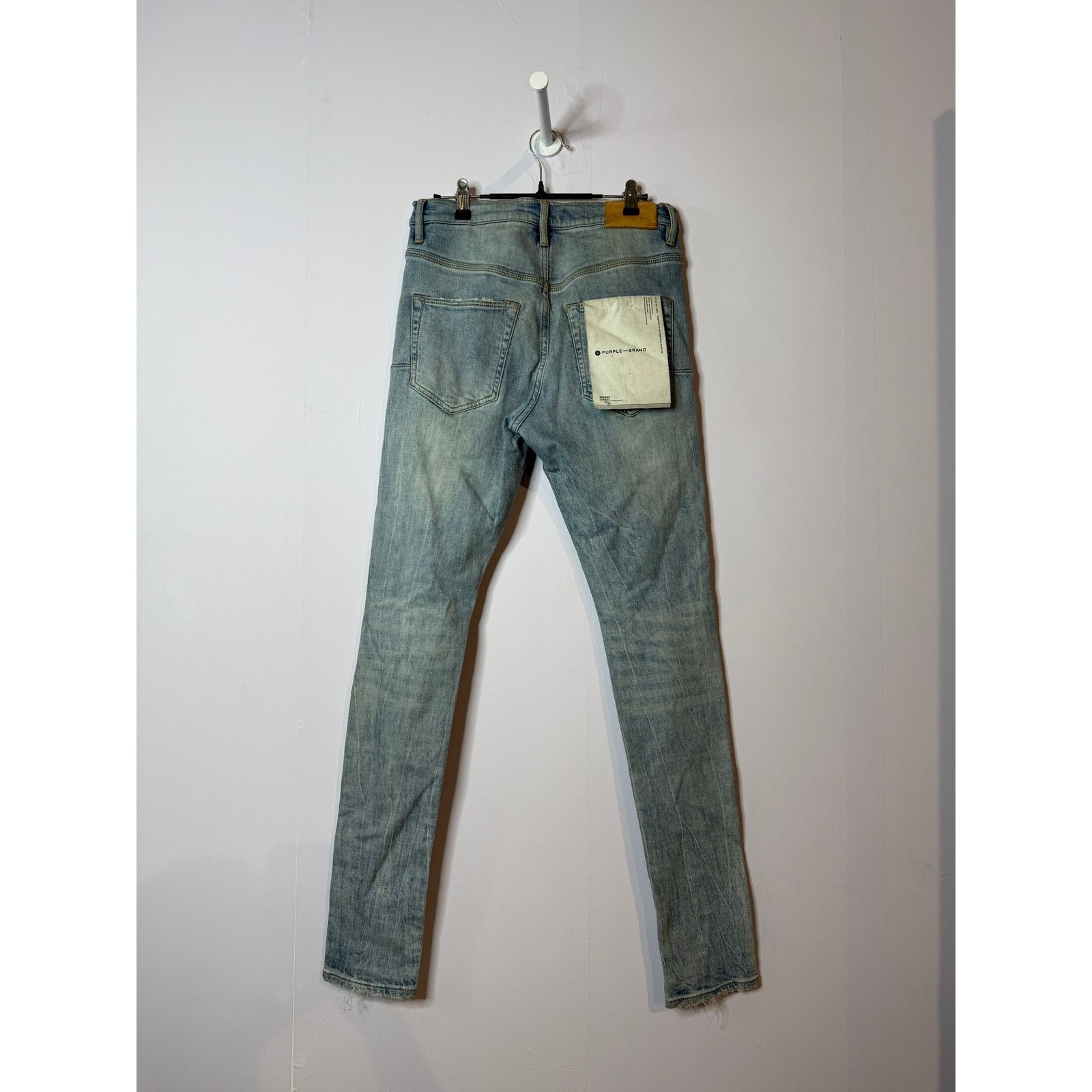 Purple Brand Purple Brand Light Wash Ripped Knee Jeans Size US 29 - 2 Thumbnail