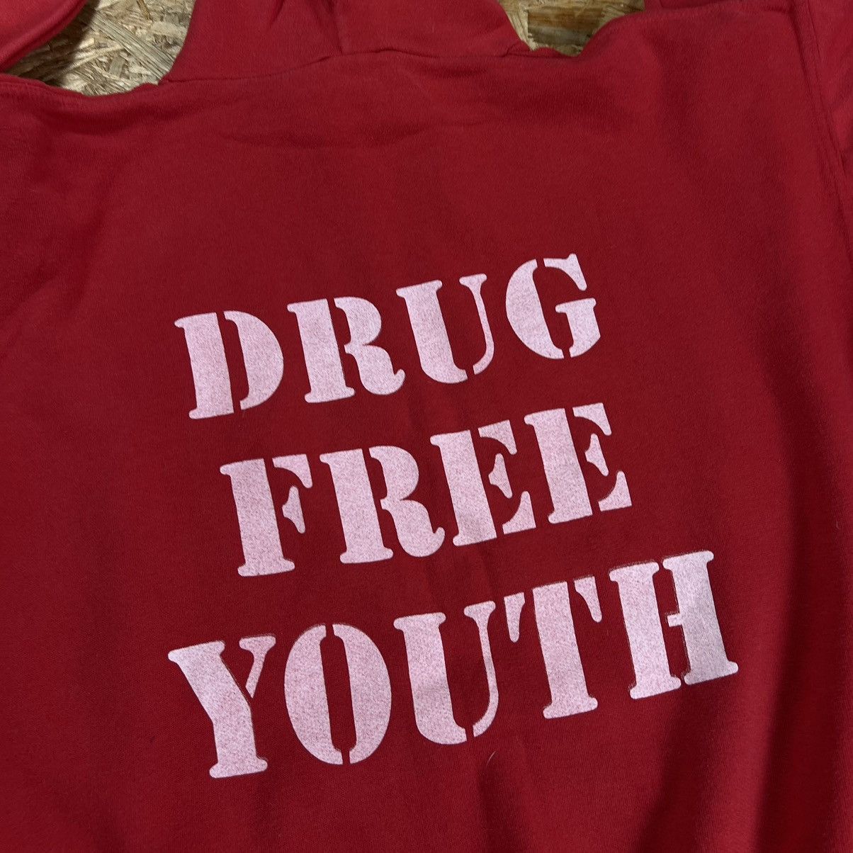 Vintage DRUG FREE YOUTH THE ABUSET HOODIE SKATER VINTAGE Y2K 2000S Size US XL / EU 56 / 4 - 3 Thumbnail