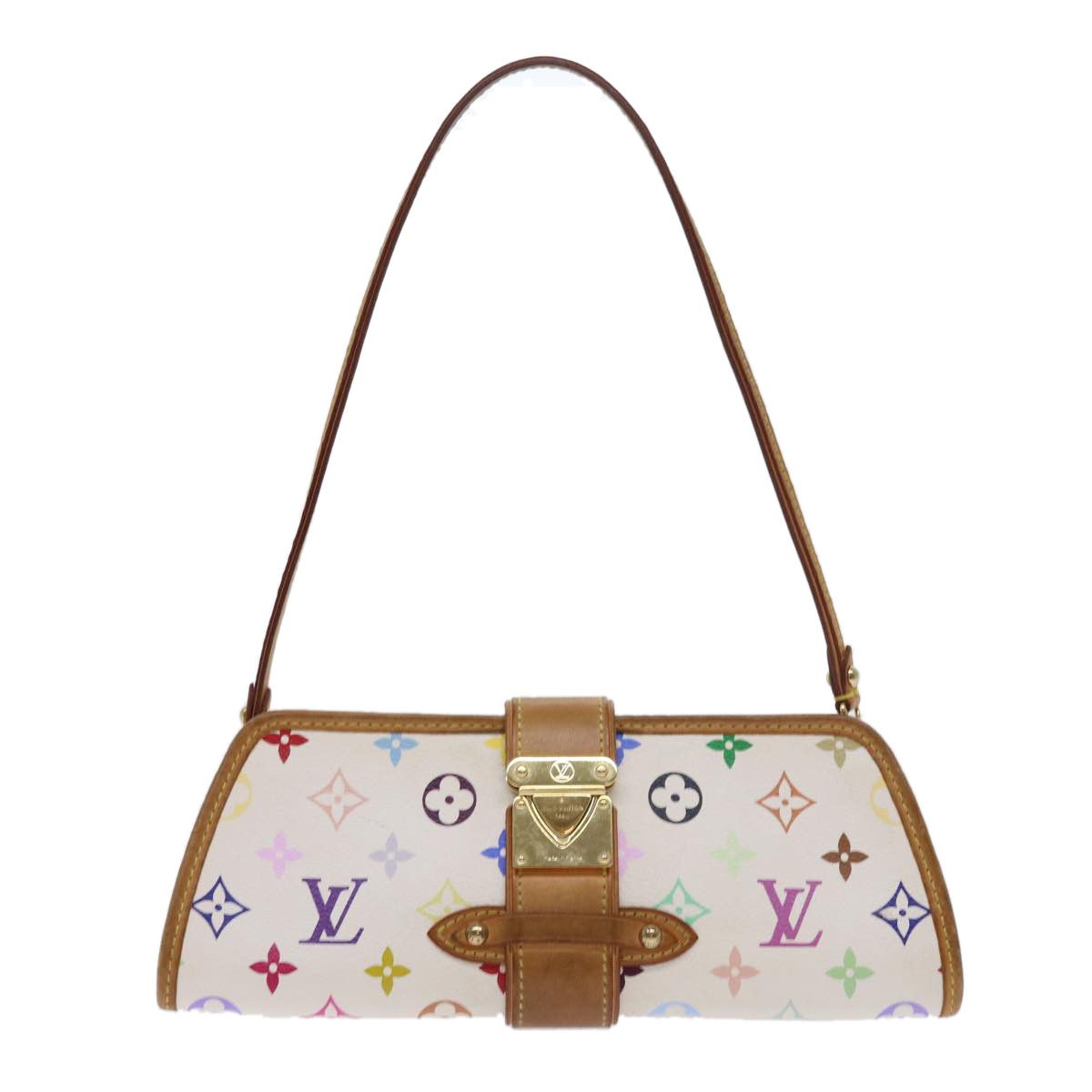 image of Louis Vuitton Shirley Shoulder in White, Women's