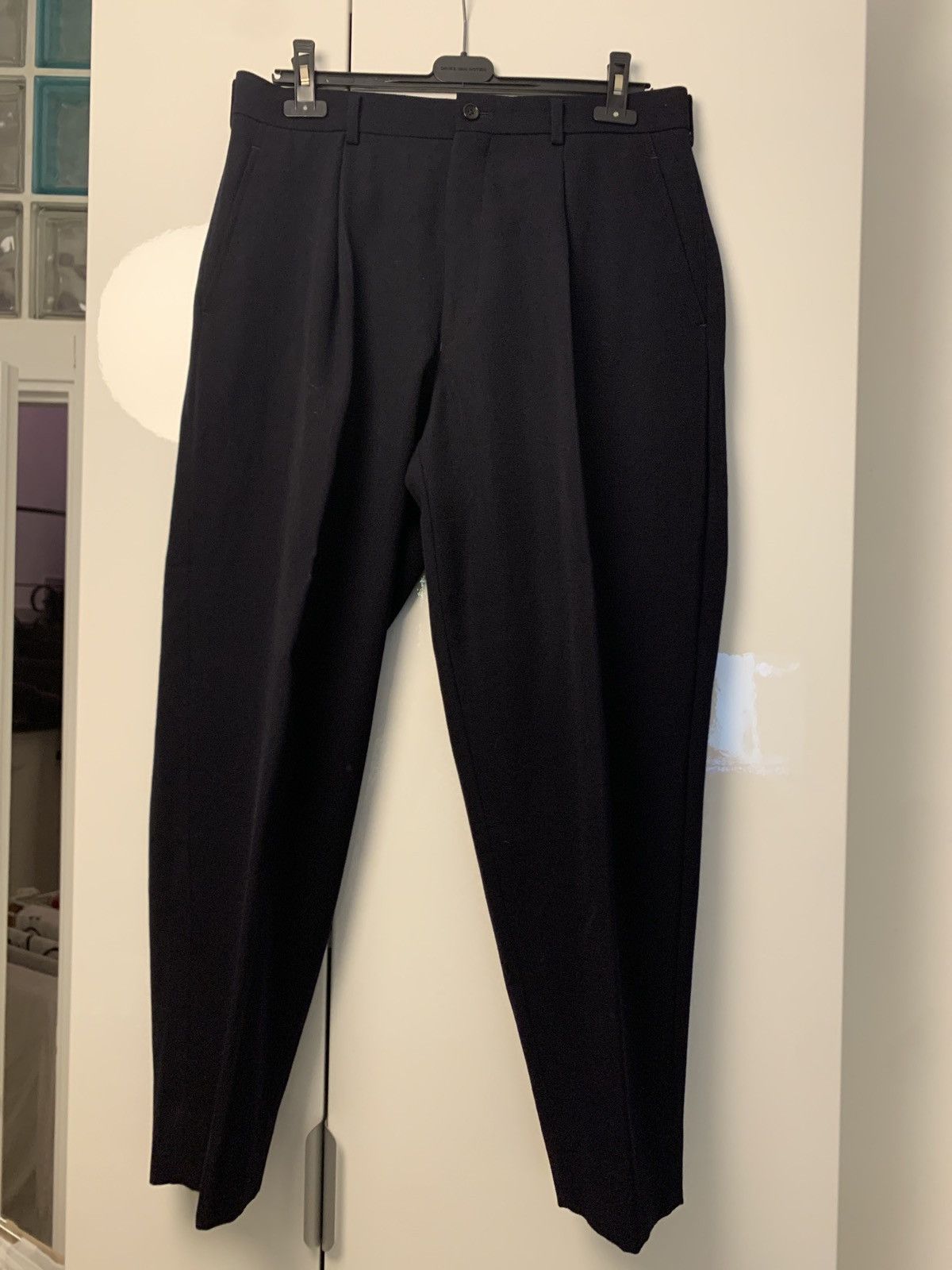 Comme des Garcons Homme Plus Wide navy pants Size US 38 / EU 54 - 1 Thumbnail
