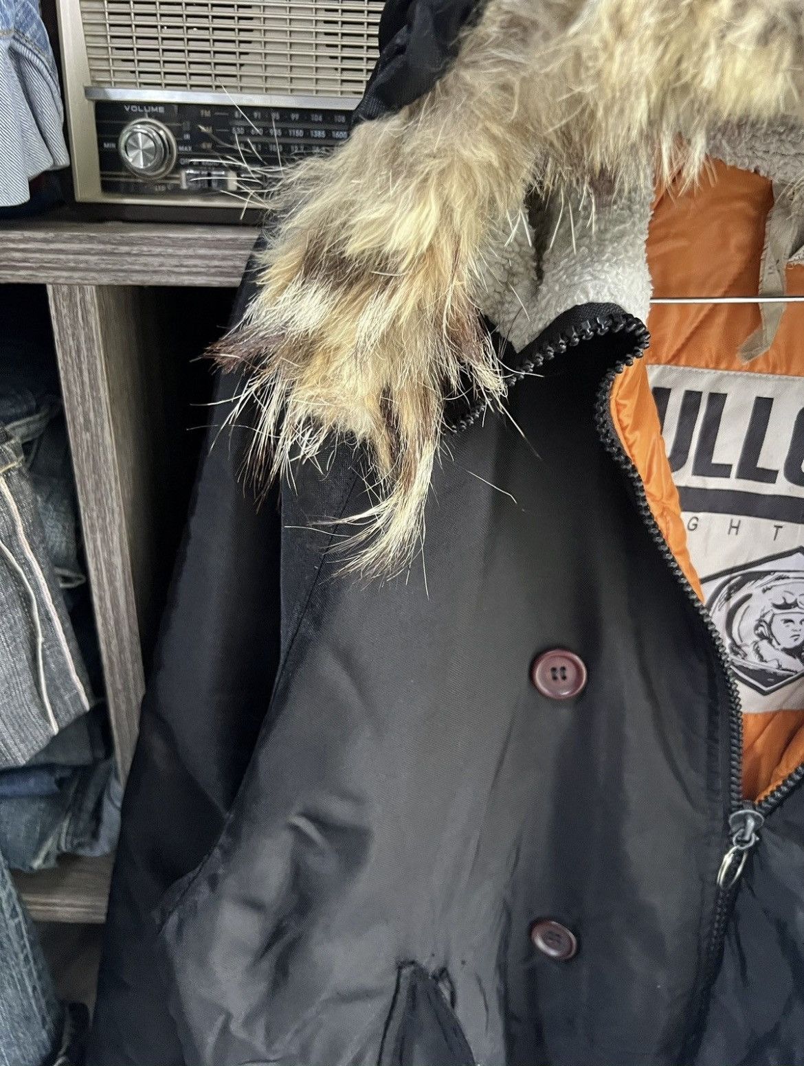 Other 🔥Vintage Pulloveria Flight Jacket With Hoodie Size US L / EU 52-54 / 3 - 8 Thumbnail