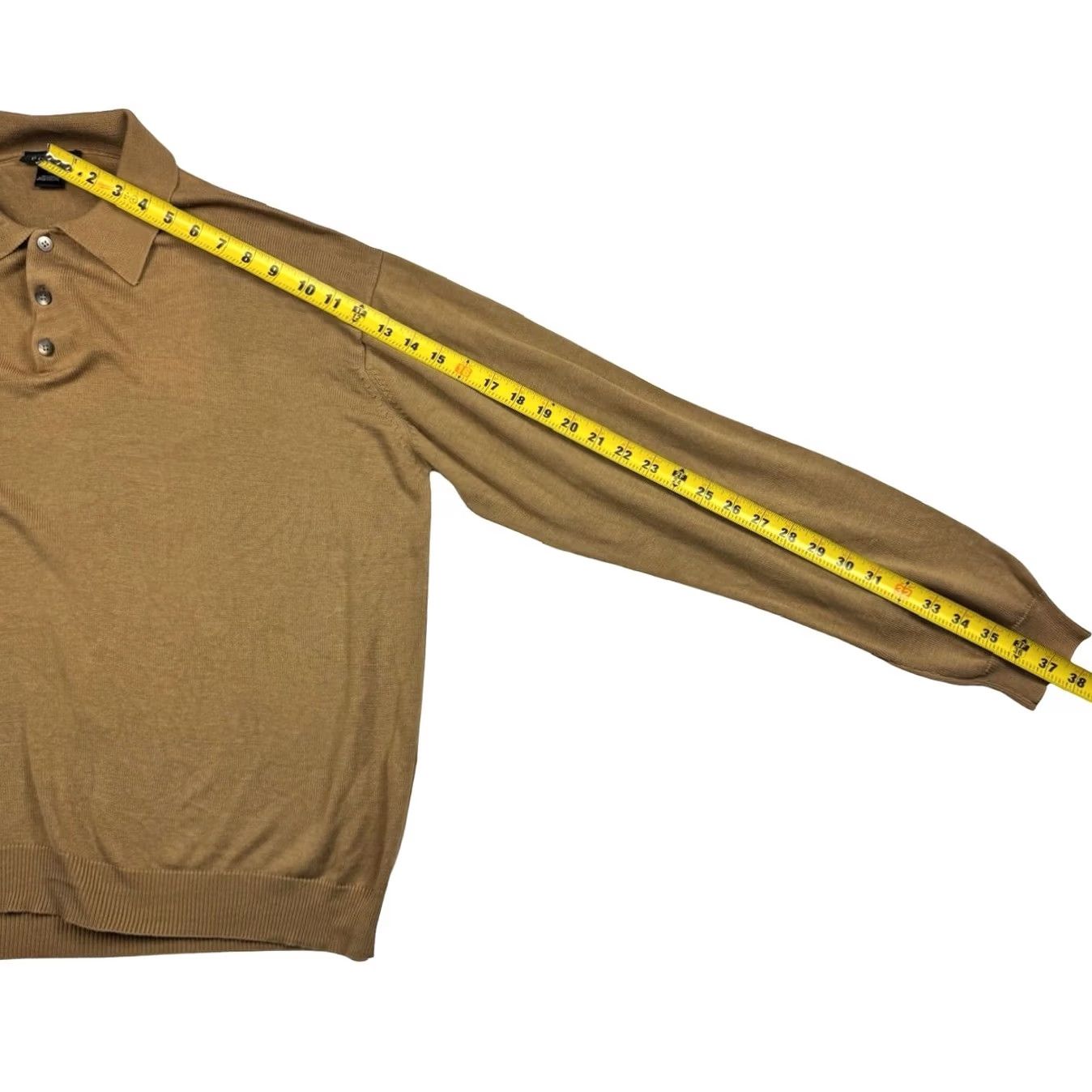 Vintage Harold Powell Sweater Brown XL Silk Blend L/S Pullover Shirt? Size US XL / EU 56 / 4 - 6 Thumbnail