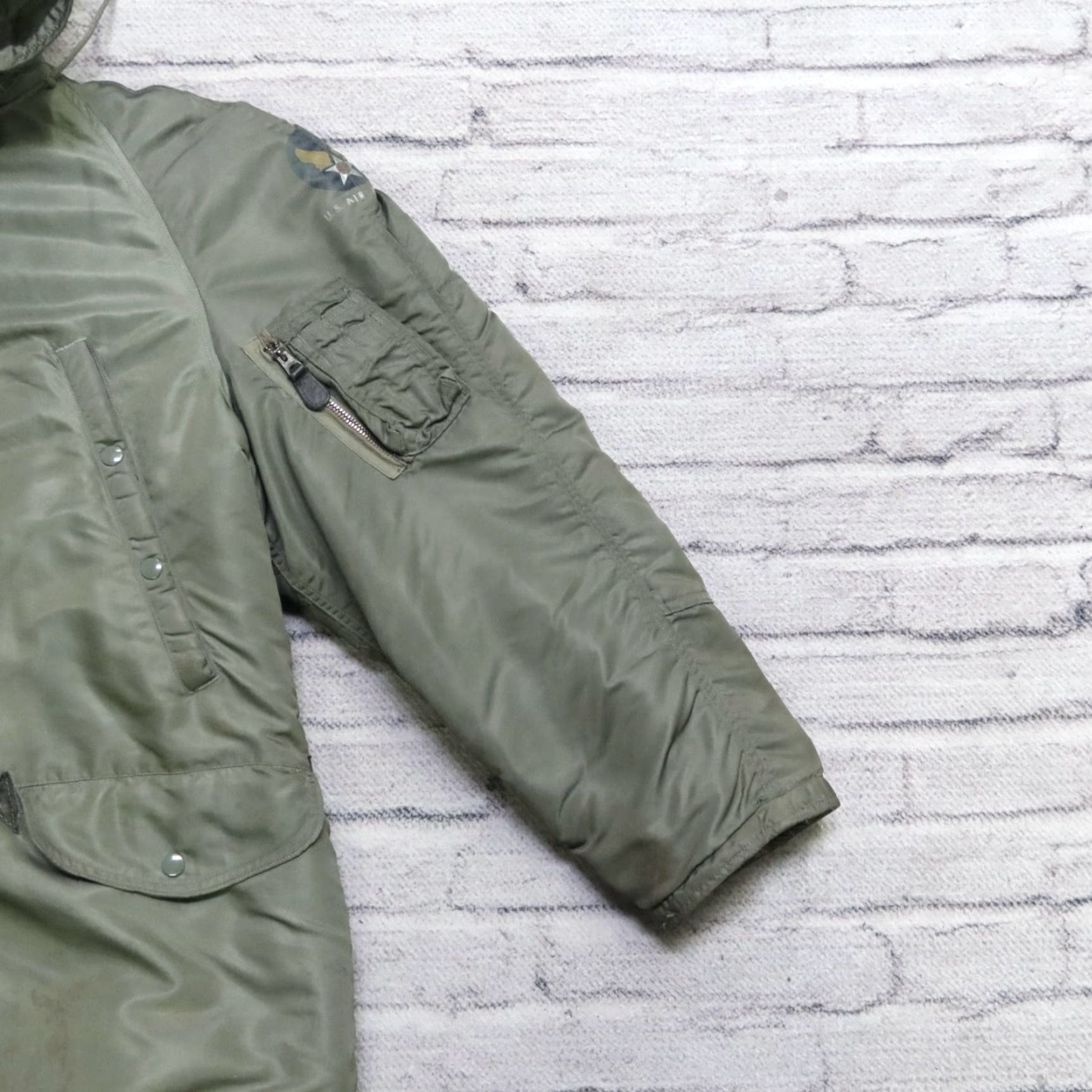 Vintage Vintage 60s USAF US Air Force N-3B Parka Flight Jacket Men M Green Jacket Size US M / EU 48-50 / 2 - 5 Thumbnail