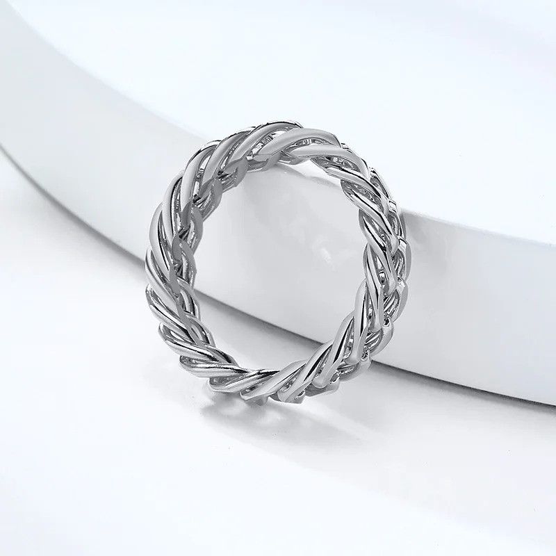 Jewelry × Vintage Mens Miami Cuban Chain Ring Size ONE SIZE - 4 Thumbnail