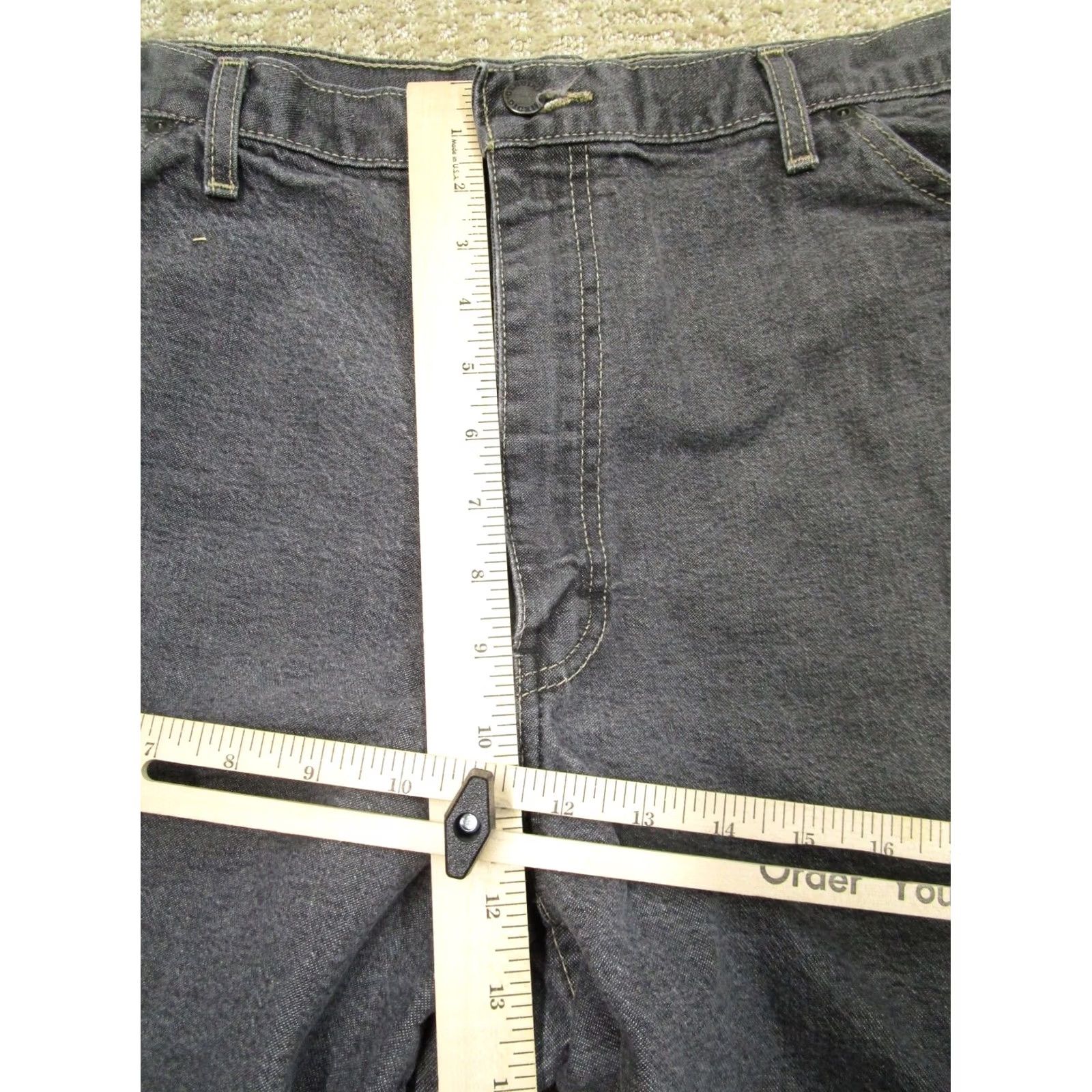 Dickies Dickies Shorts Men 40 Black Carpenter Bermuda Denim Hip Hop Y2K Baggy Loose Casual 5-Pocket Logo Size US 40 / EU 56 - 4 Thumbnail