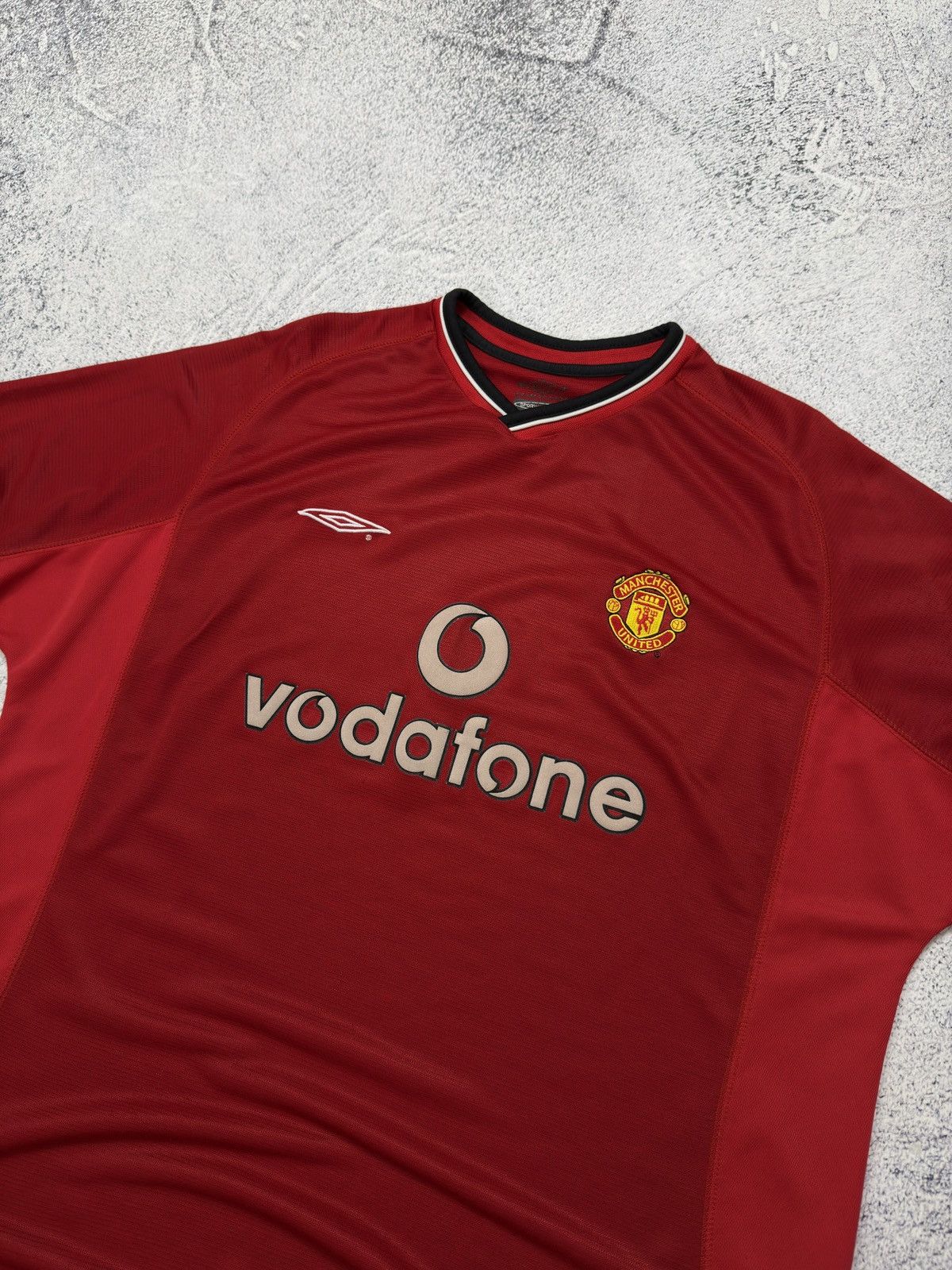 Umbro UMBRO MANCHESTER UNITED 2000/2001 HOME FOOTBALL SHIRT JERSEY Size US XL / EU 56 / 4 - 8 Thumbnail