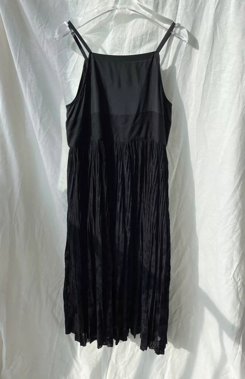 Comme des Garcons Comme Des Garcons Velvet rose halter pleated skirt dress Size S / US 4 / IT 40 - 2 Thumbnail
