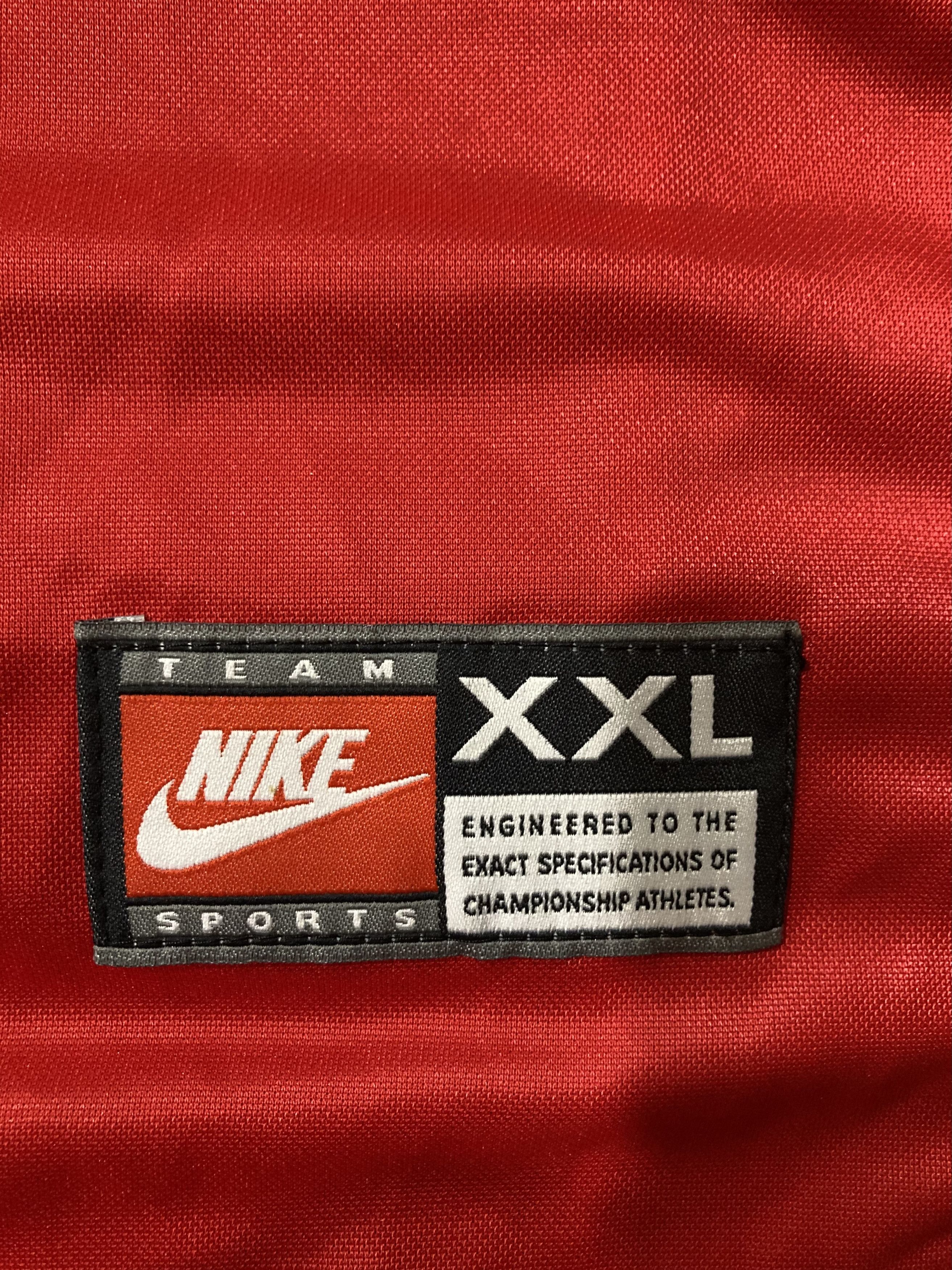 Nike 1998-99 Arsenal Home Jersey Shirt JVC [Very Good] Size US XXL / EU 58 / 5 - 11 Thumbnail