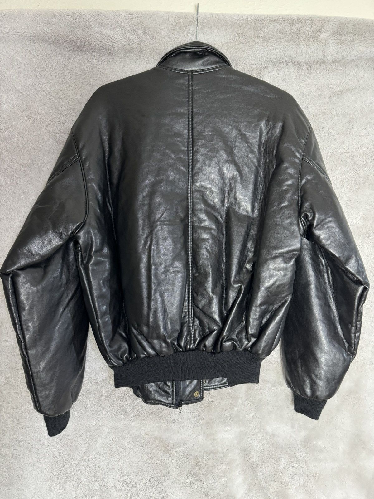 The GV Gallery GV Emporio Handmade in Italy Black Leather Bomber Jacket Size US XL / EU 56 / 4 - 2 Thumbnail