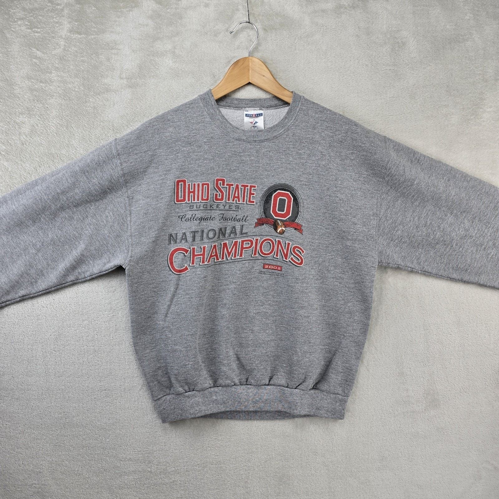 Jerzees Vtg Ohio State Buckeyes Sweatshirt Medium NCAA 2002 Champion Size US M / EU 48-50 / 2 - 2 Thumbnail