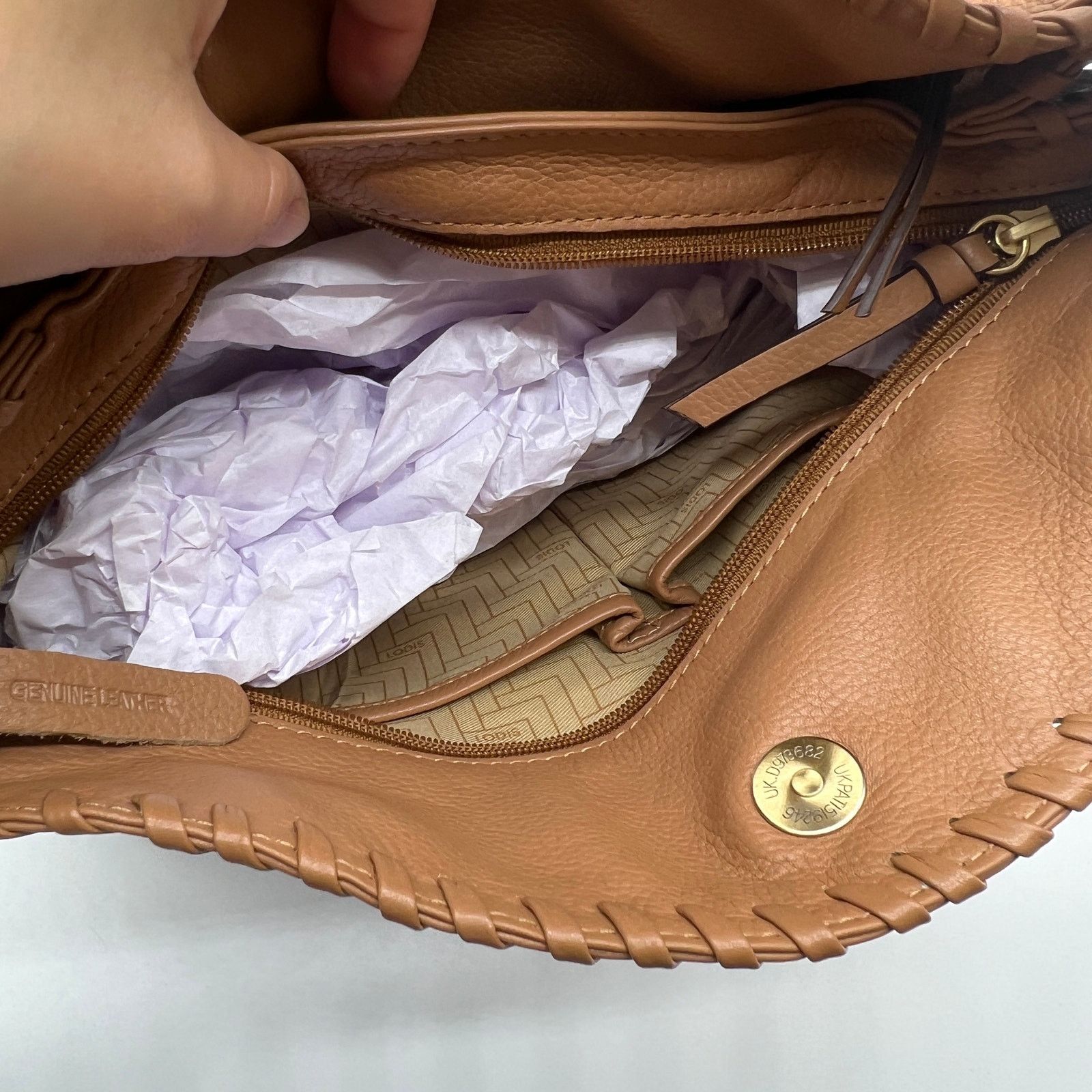 Other LODIS Womens Purse Texas Leather Evelyn Shoulder Bag Size ONE SIZE - 13 Thumbnail
