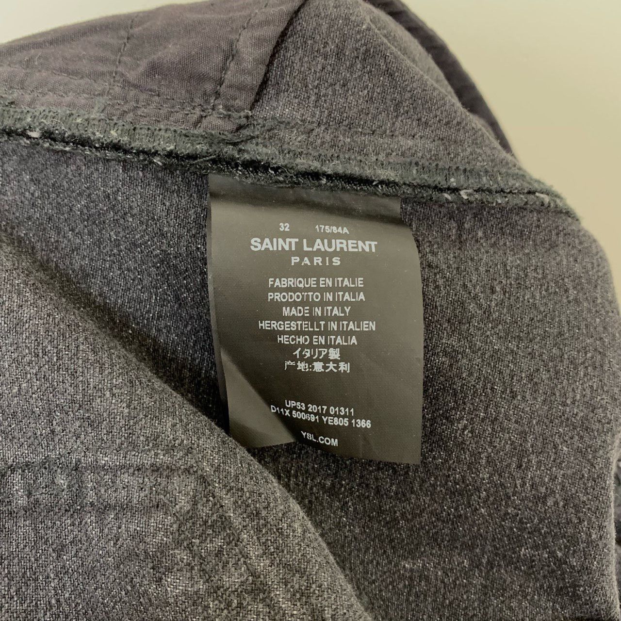 Saint Laurent Paris Saint laurent Grey Denim Pants 2501-Nextarrow Size US 32 / EU 48 - 7 Thumbnail