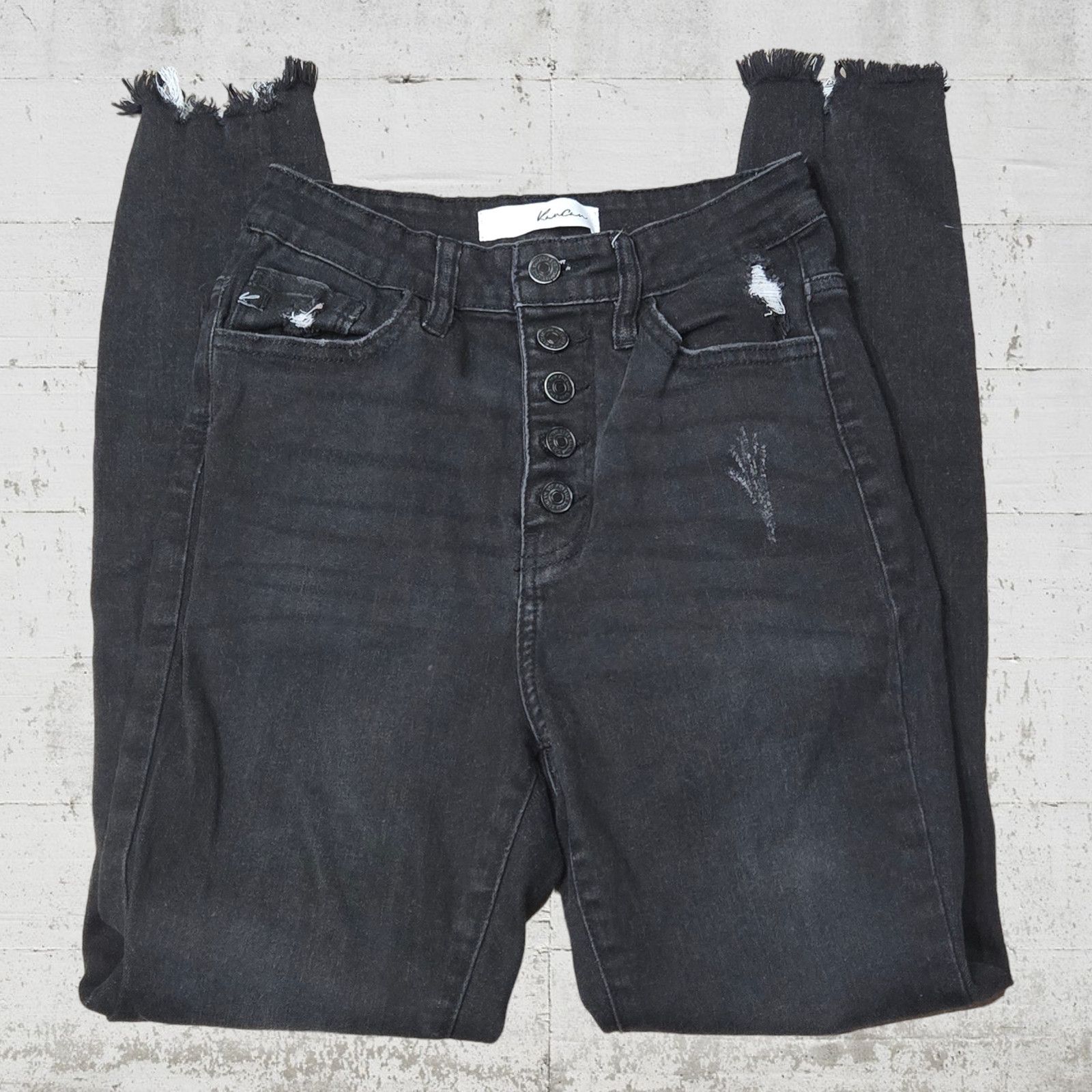 Other Black Distressed Skinny Jeans Size 25 Size 25" / US 0 / IT 36 - 3 Thumbnail