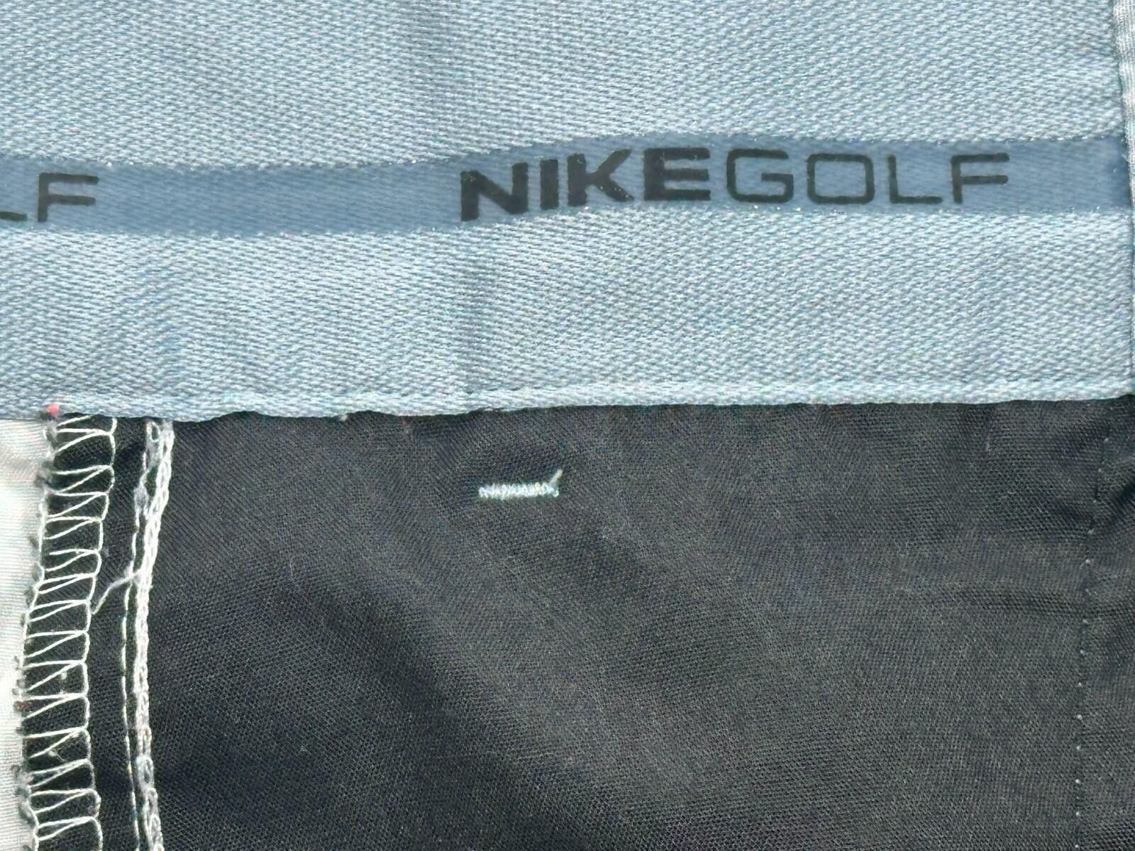 Nike Nike Golf Flat Front Dri-Fit Check Chino Shorts Gray Mens 40 Size US 40 / EU 56 - 10 Thumbnail