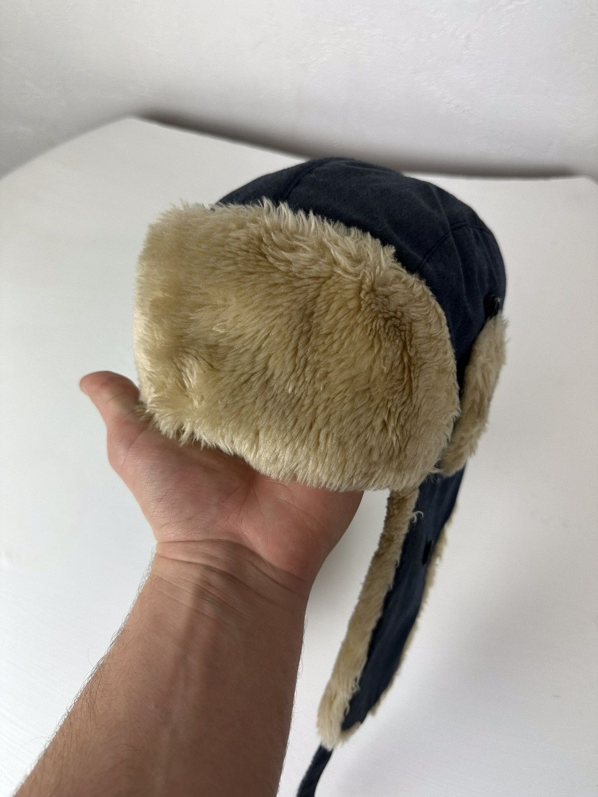 Hysteric Glamour × Vintage Crazy Y2K Mohair Fuzzy Hat Ushanka Punk Winter Size ONE SIZE - 6 Thumbnail