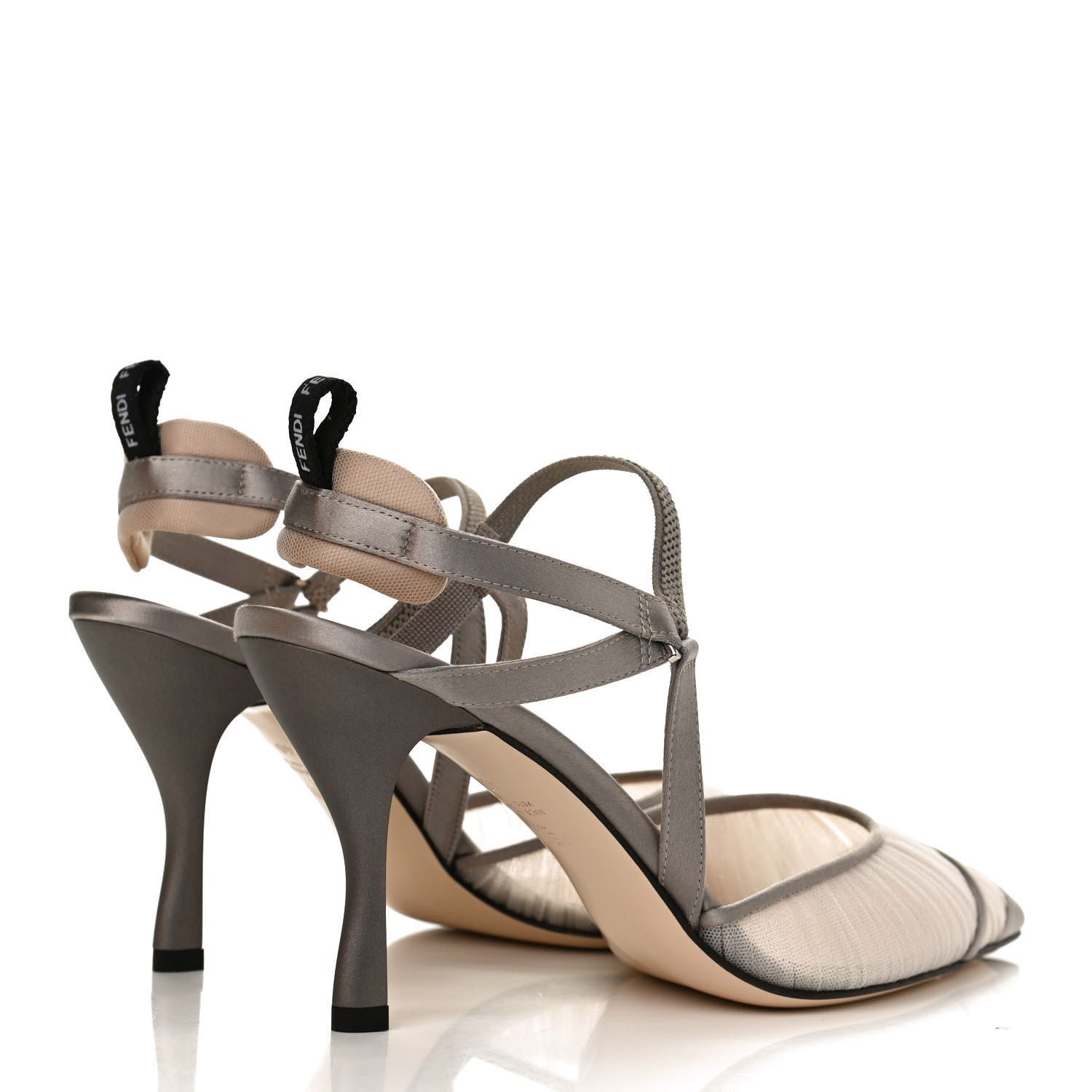 Fendi o1loc1c0824 Colibri in Silver Size US 7 / IT 37 - 4 Thumbnail
