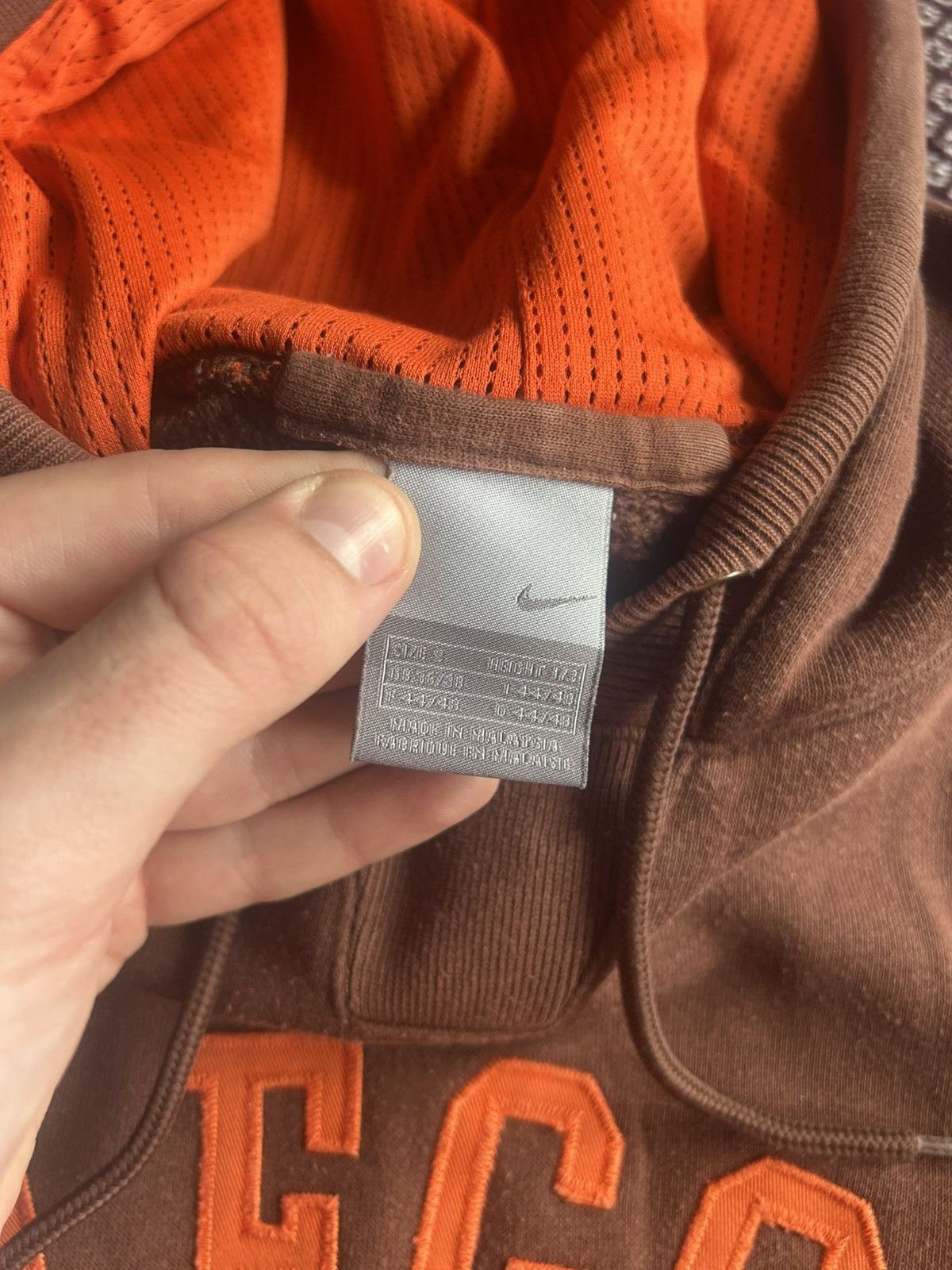 Nike × Vintage Vintage Nike Oregon Big Logo Hoodie Streetwear Style Size M Size US M / EU 48-50 / 2 - 7 Thumbnail