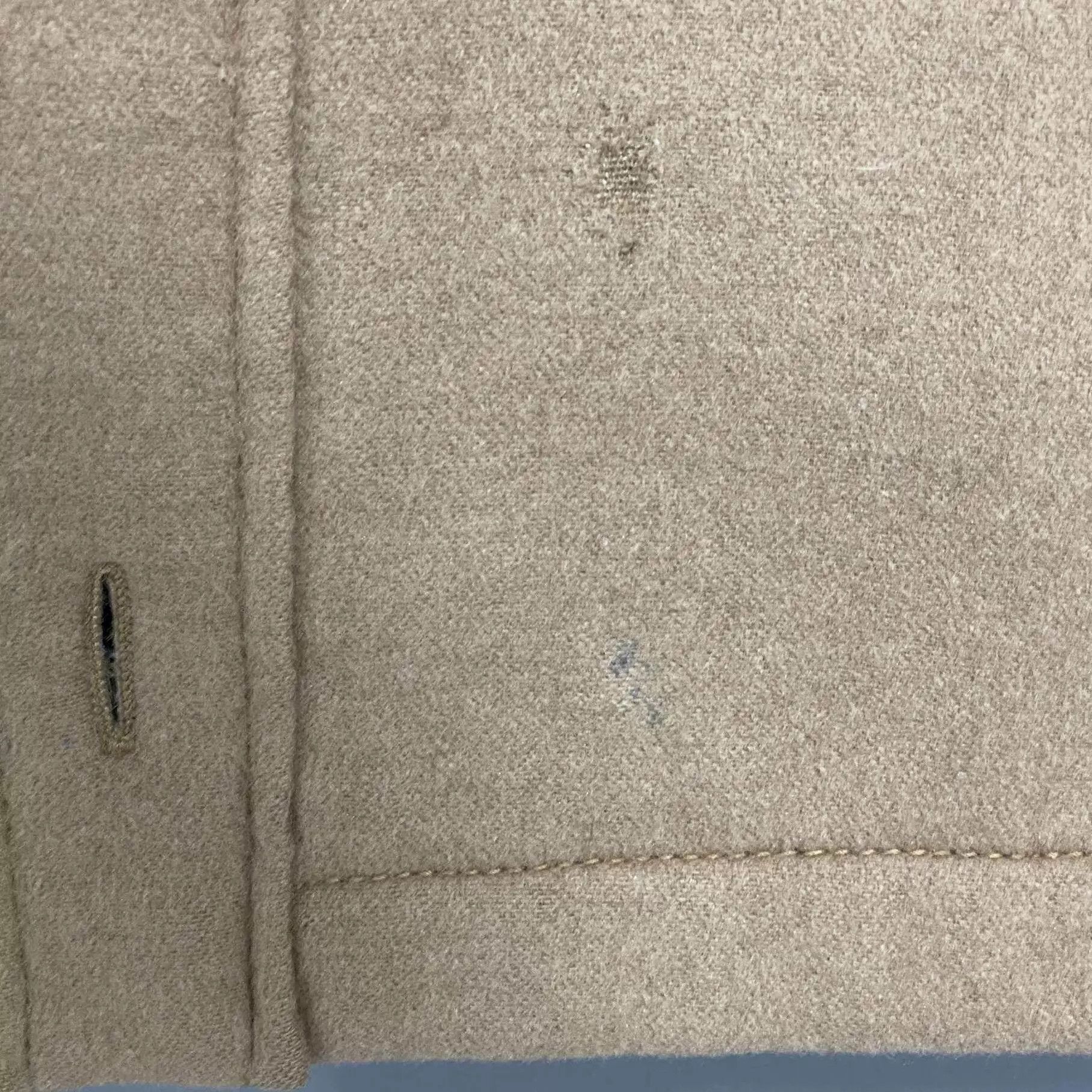 Louis Vuitton LV Khaki Cashmere Print Lining Jacket 95 New XS Seam Repair Size US XS / EU 42 / 0 - 6 Thumbnail