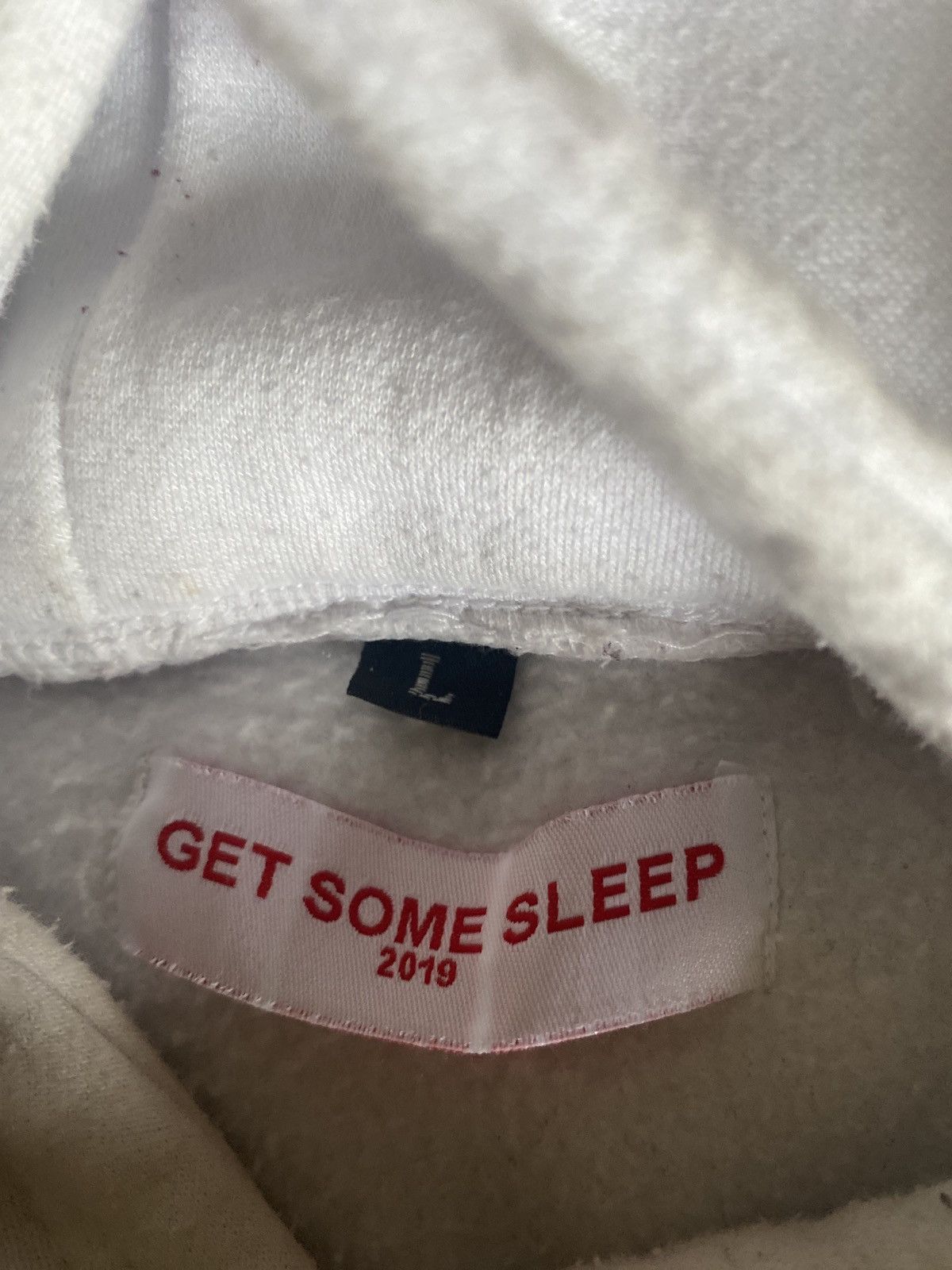 Other Men’s white pullover sweatshirt size large by Get Some Sleep Size US L / EU 52-54 / 3 - 2 Thumbnail