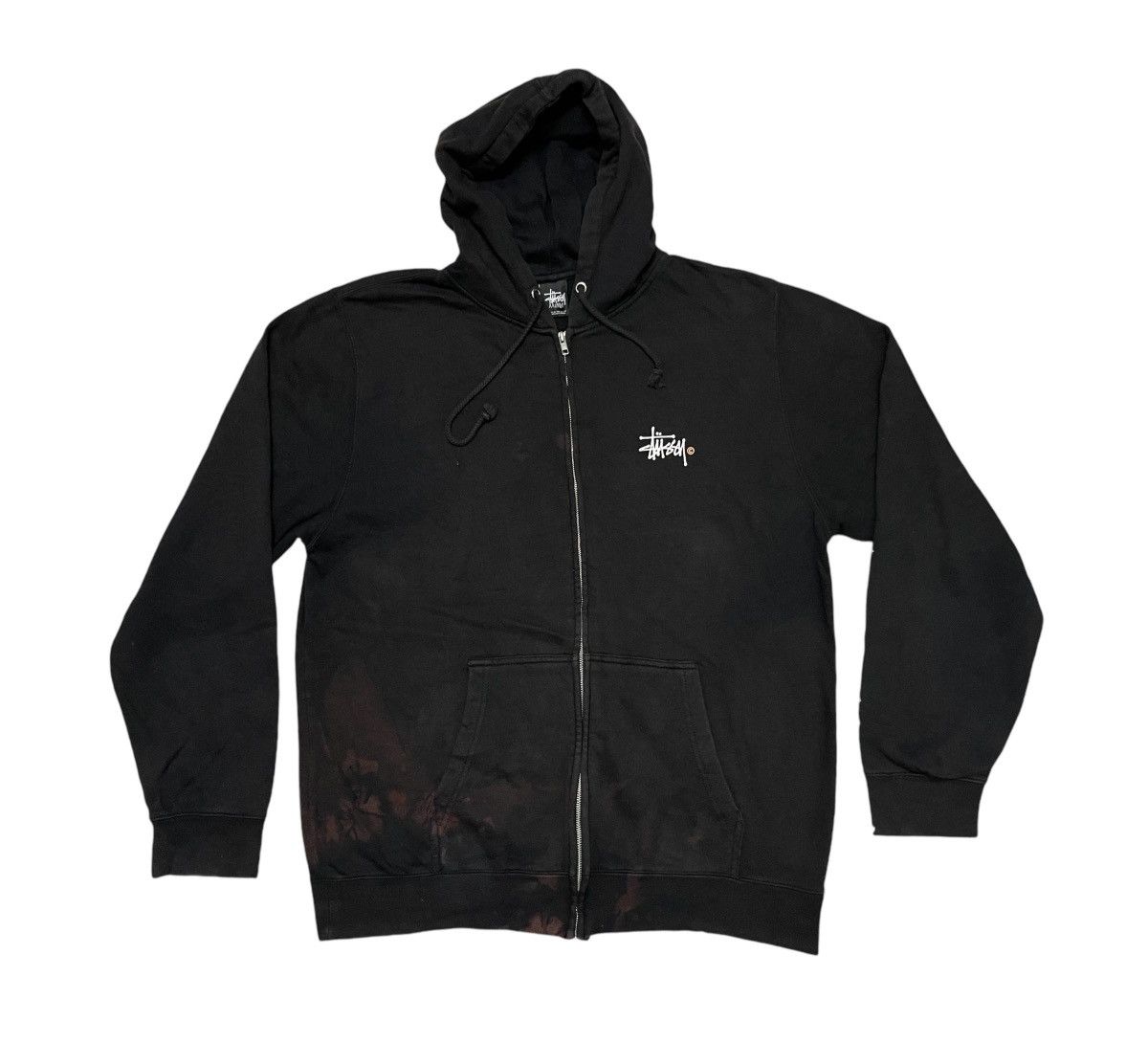 Stussy 2000s STUSSY FADED HOODIE ZIPPER Size US XXL / EU 58 / 5 - 2 Thumbnail