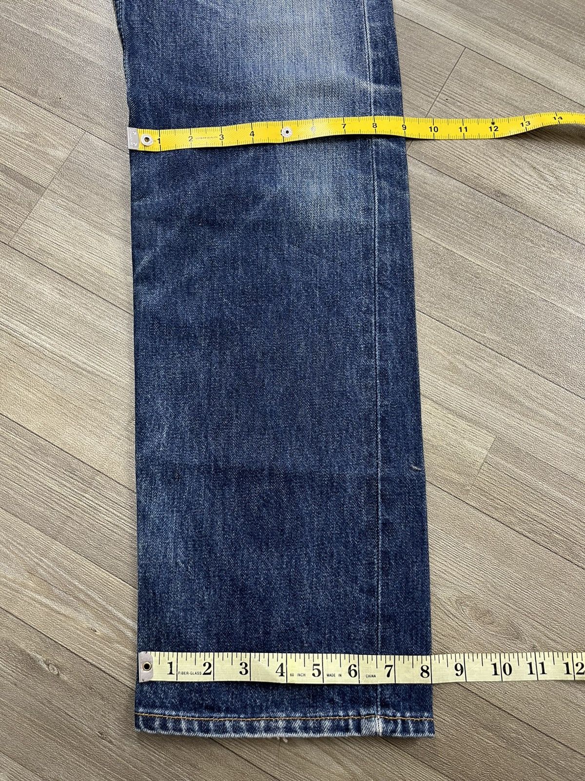 Levi's Vintage Clothing 🇺🇸1990s Vintage Levis 501XX 33x36 Straight Leg Blue Jeans Size US 31 - 20 Thumbnail