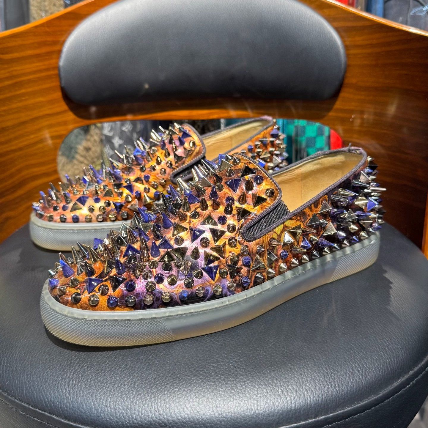 Christian Louboutin Christian Louboutin Red Lowtop Sneakers 7.5 Men Size US 7.5 / EU 40-41 - 1 Thumbnail