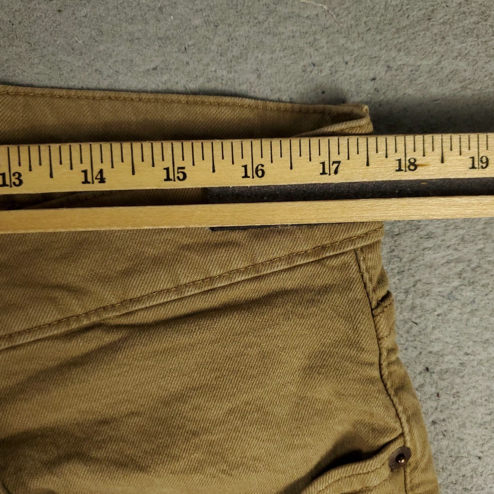 Polo Ralph Lauren Ralph Lauren Jeans Mens 35x27 Varick Slim Straight Leg Denim Pants Beige Brown cord Beige Size US 35 - 3 Thumbnail