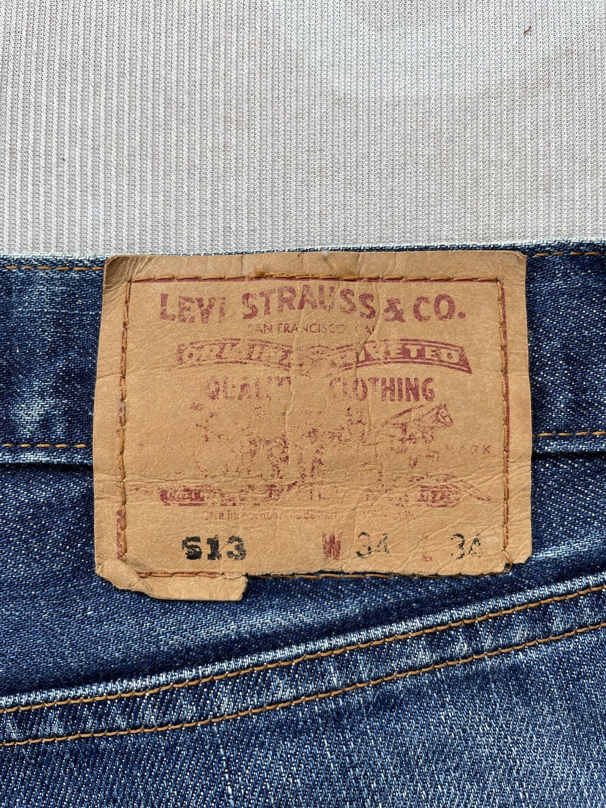 Levi's Levis 513 Straight Jeans (LG142) Size US 32 / EU 48 - 12 Thumbnail