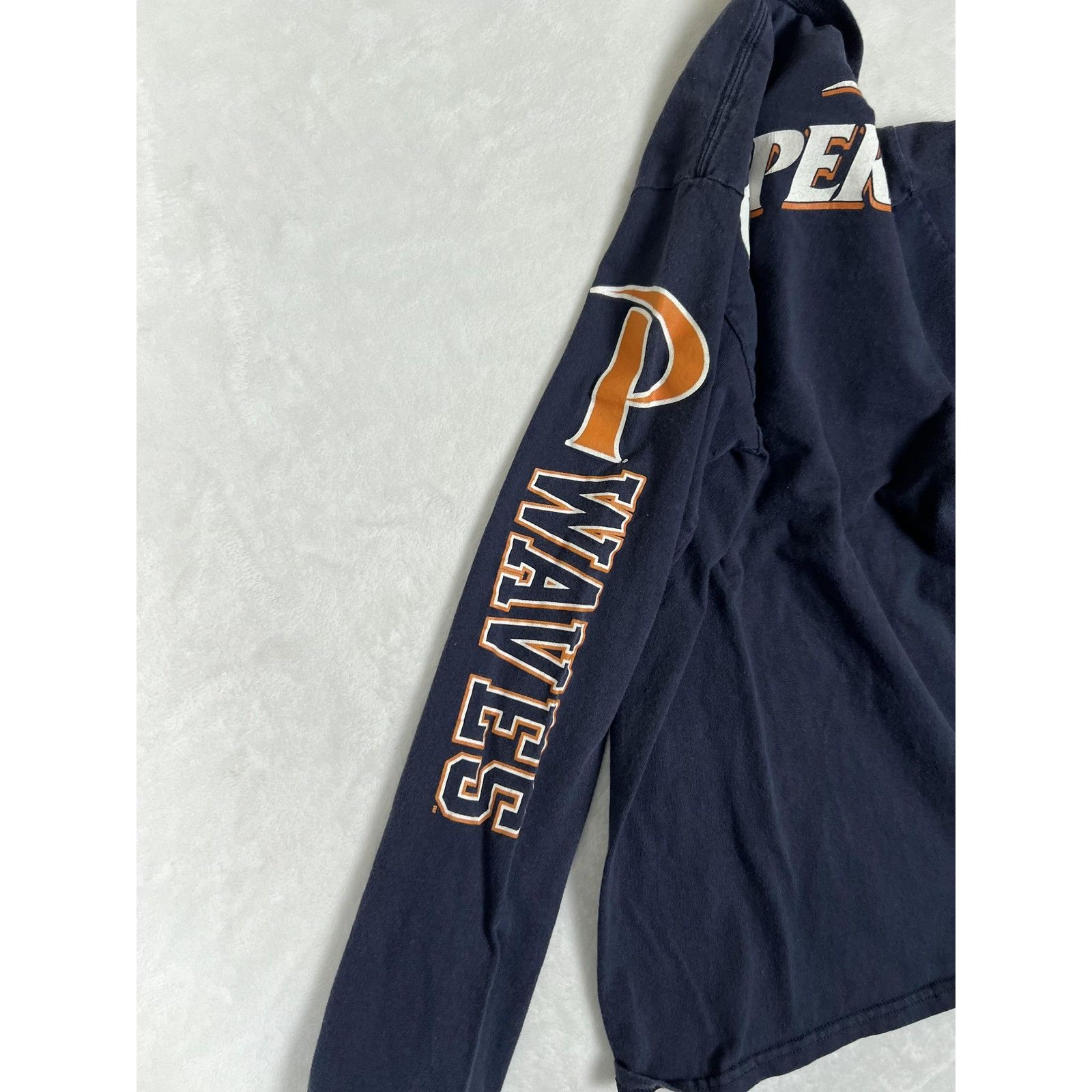 Champion Vintage Pepperdine Waves Long Sleeve Shirt Size Small Navy B Size US S / EU 44-46 / 1 - 9 Thumbnail
