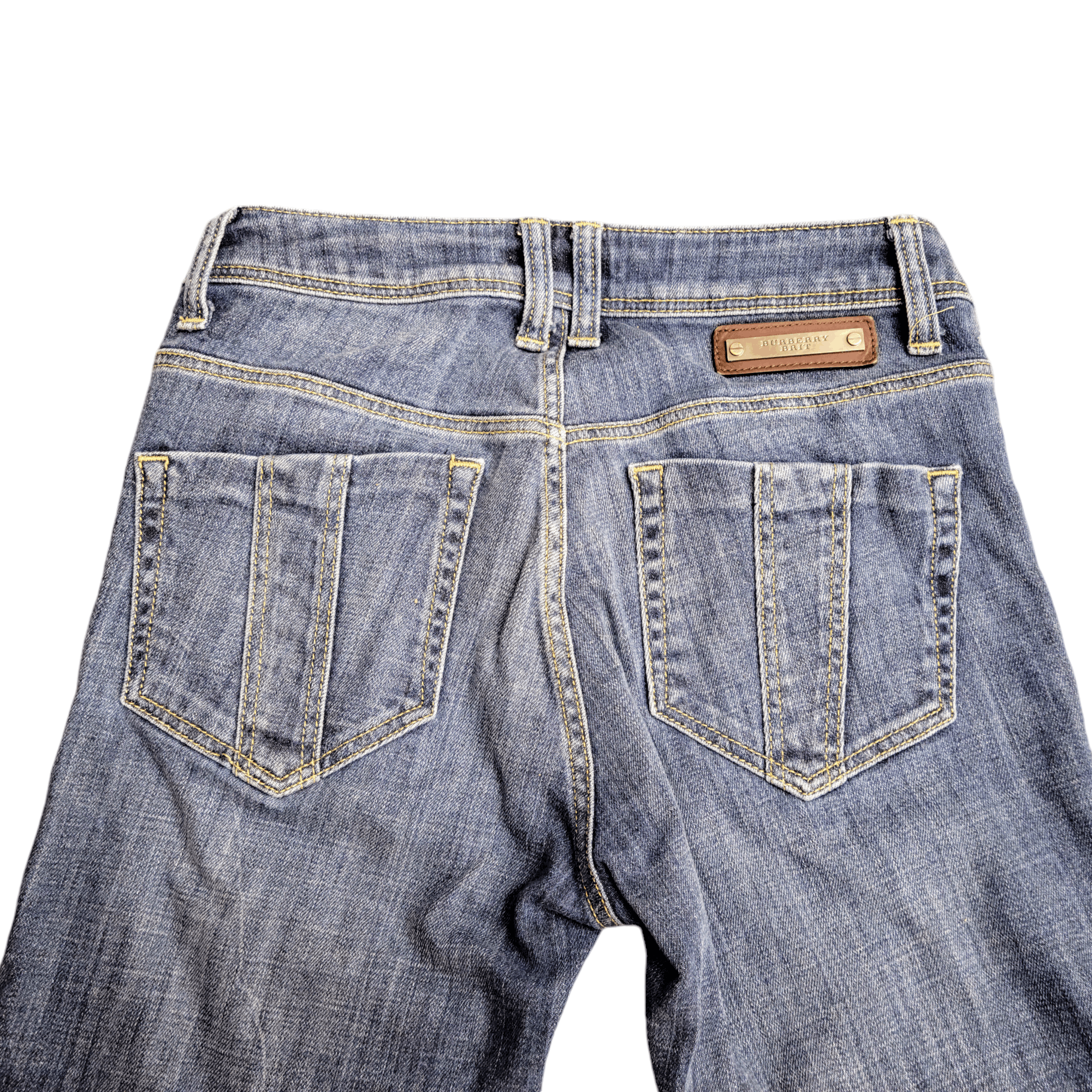 Burberry Burberry Brit Stretfield Straight Blue Jeans Size 25" / US 0 / IT 36 - 5 Thumbnail