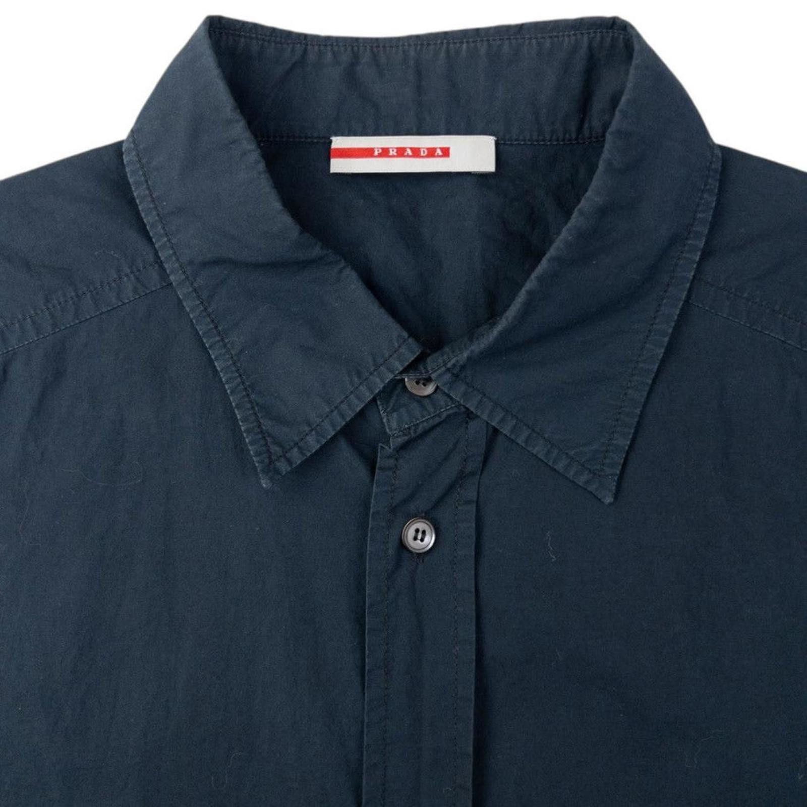 Prada Vintage Prada Sport Long Sleeve Button Up Shirt Size L Size US L / EU 52-54 / 3 - 3 Thumbnail