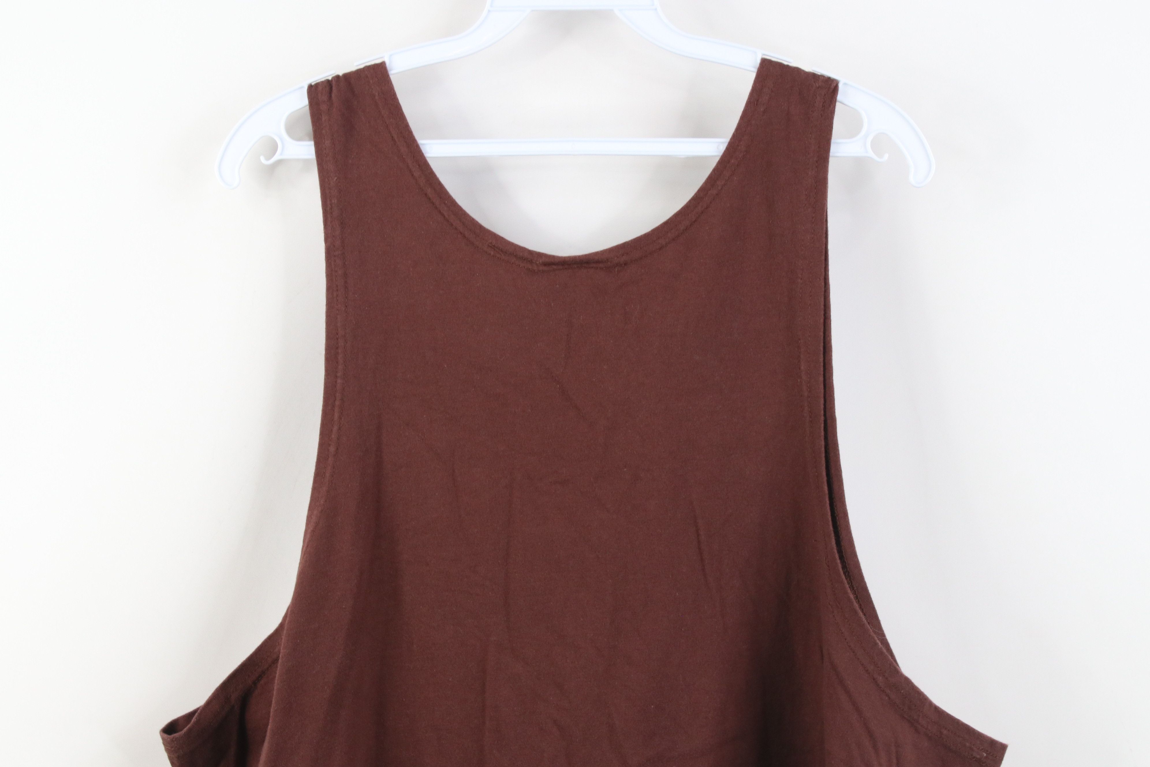 Vintage Vintage 90s Browns Football Tank Top T-Shirt Brown Cotton Size US XL / EU 56 / 4 - 8 Thumbnail