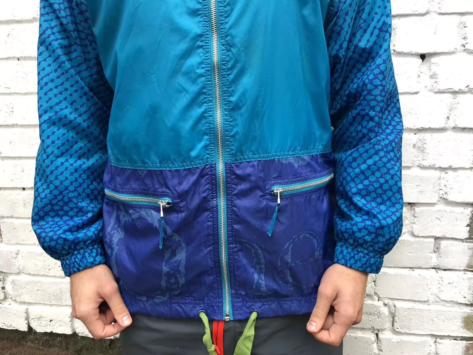 Nike VINTAGE 90s NIKE NYLON TRACK JACKET RAINCOAT JUST DO IT Size US S / EU 44-46 / 1 - 4 Thumbnail